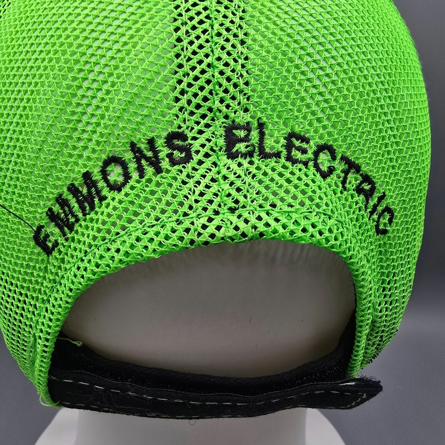 Outdoor Cap Platinum Series Black & Neon Green Emmons Electric Baseball Cap