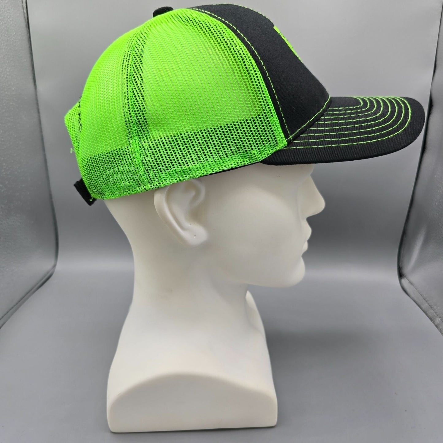 Outdoor Cap Platinum Series Black & Neon Green Emmons Electric Baseball Cap