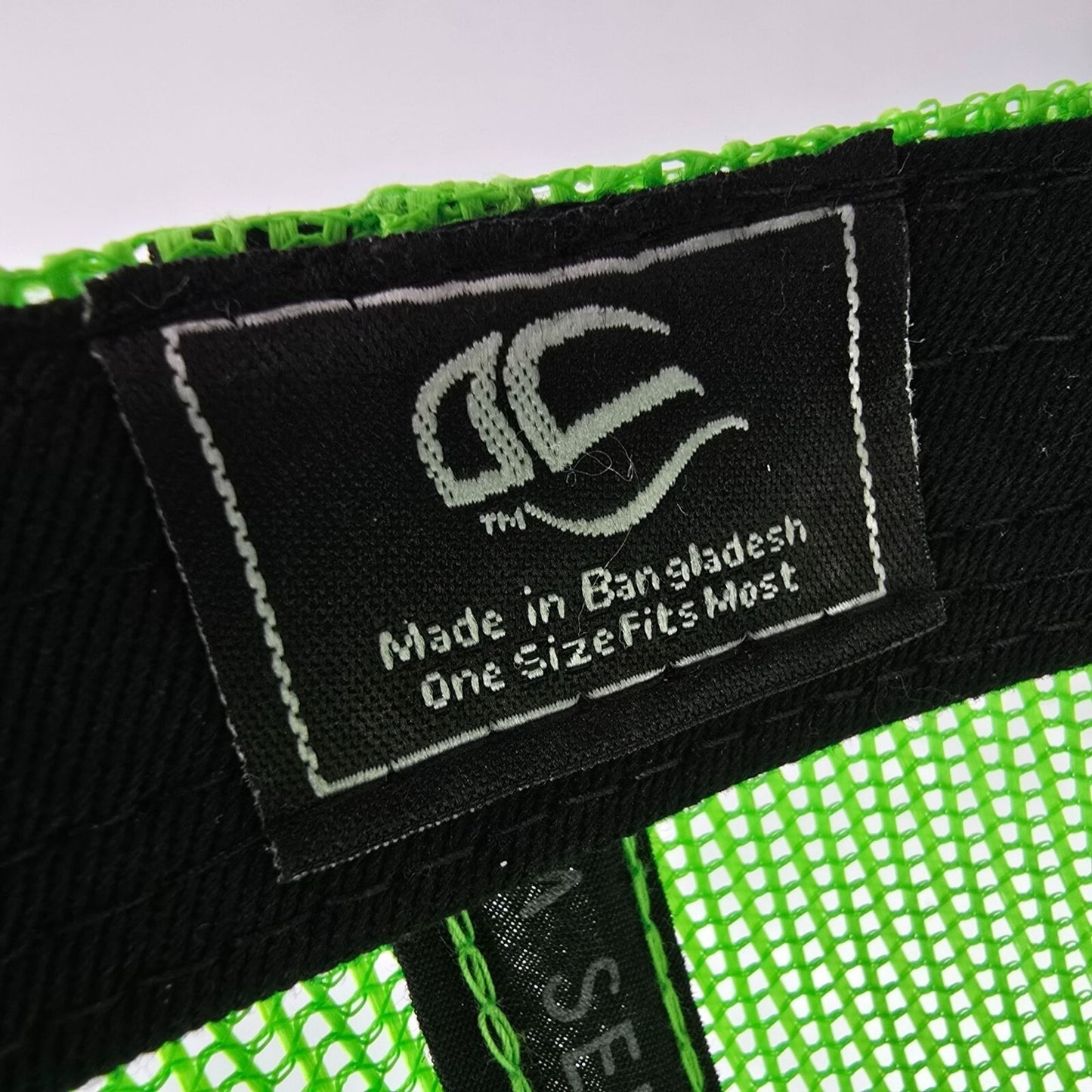 Outdoor Cap Platinum Series Black & Neon Green Emmons Electric Baseball Cap