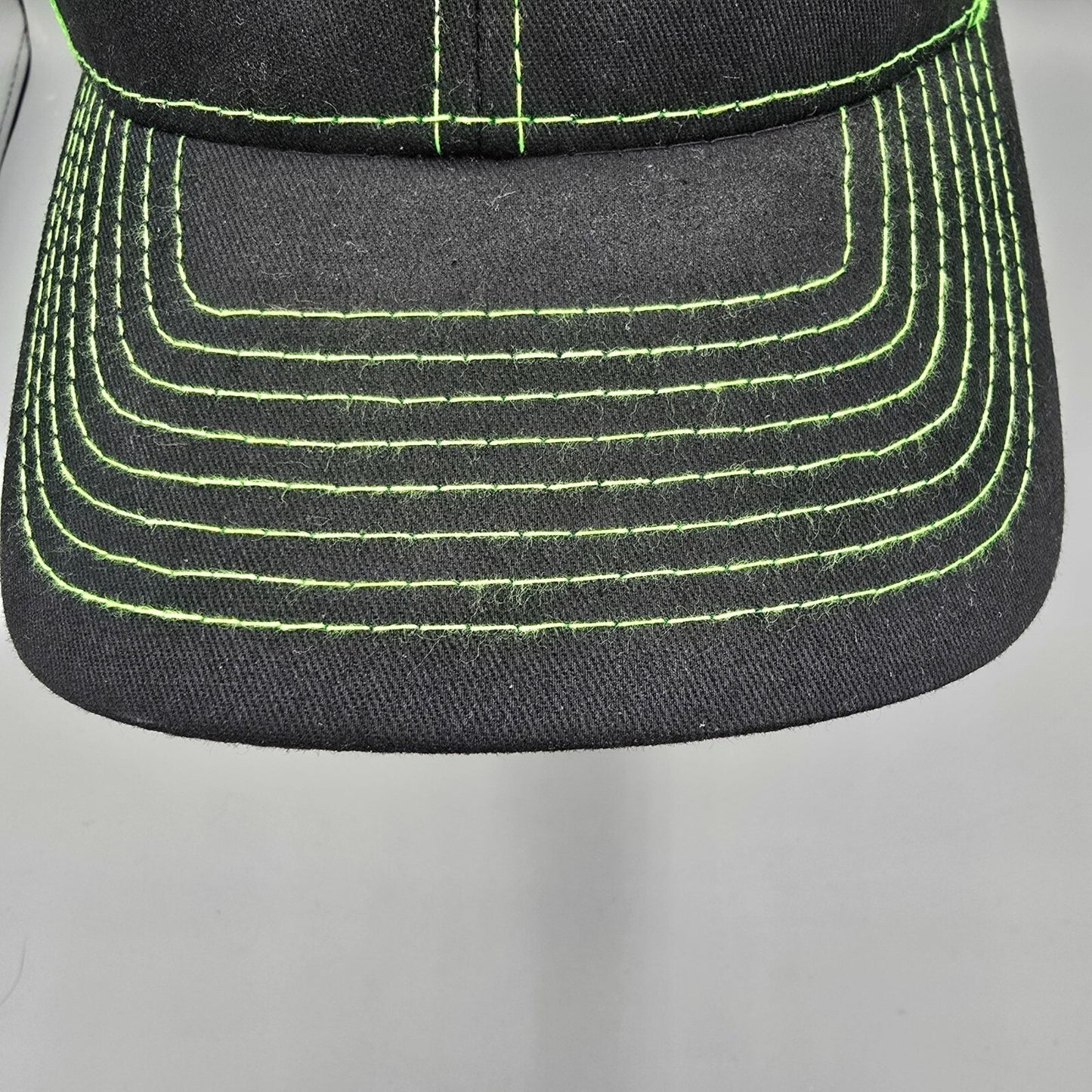 Outdoor Cap Platinum Series Black & Neon Green Emmons Electric Baseball Cap