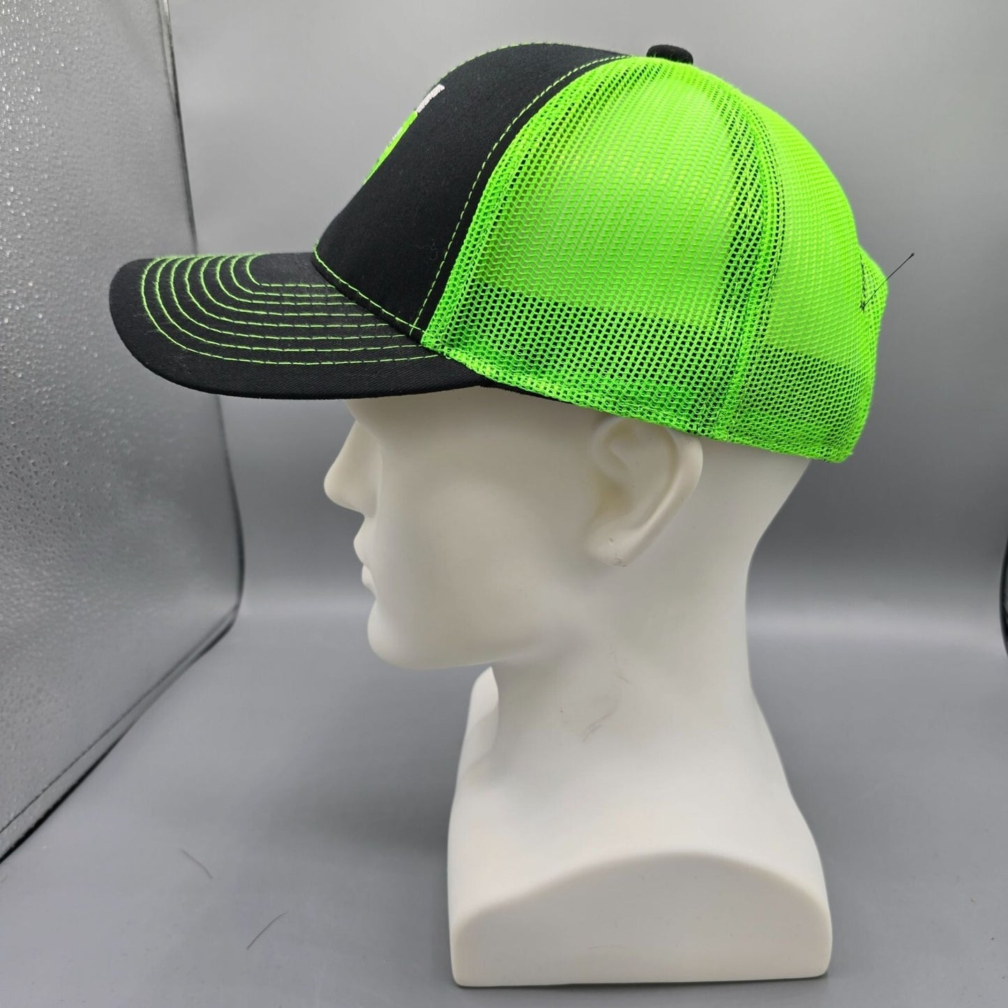 Outdoor Cap Platinum Series Black & Neon Green Emmons Electric Baseball Cap