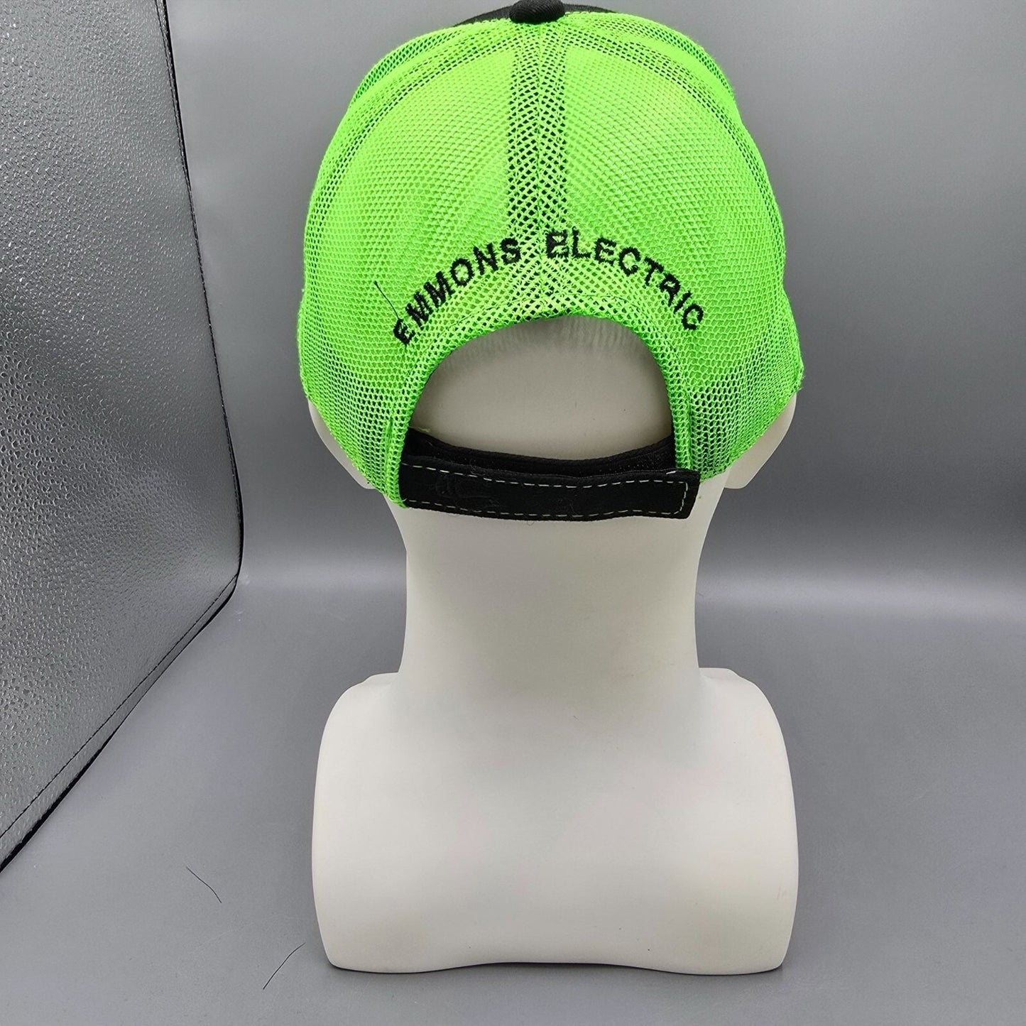 Outdoor Cap Platinum Series Black & Neon Green Emmons Electric Baseball Cap