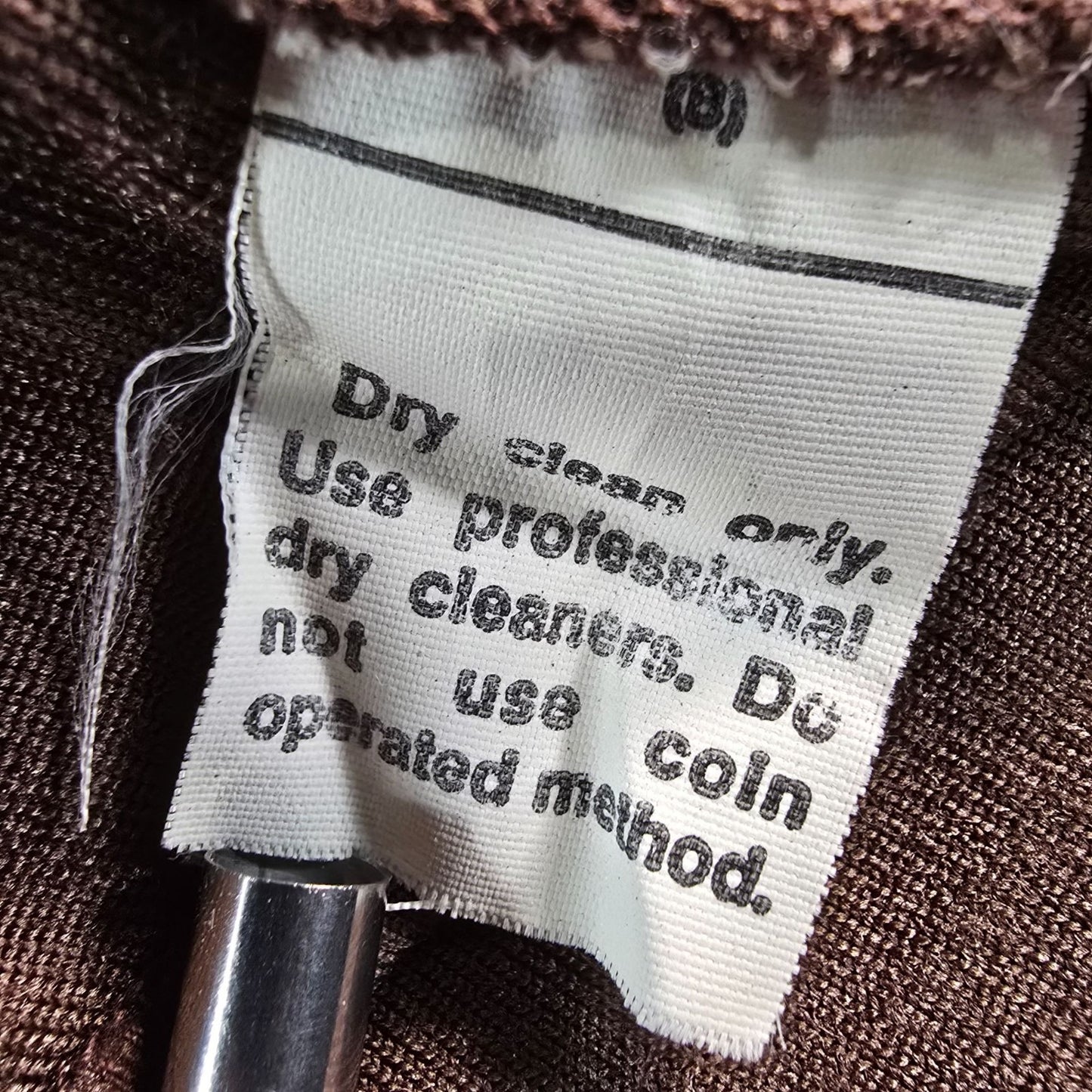 Vintage 1970s Butte Knit Women's Brown Shawl Collar Velour Blazer Jacket L)