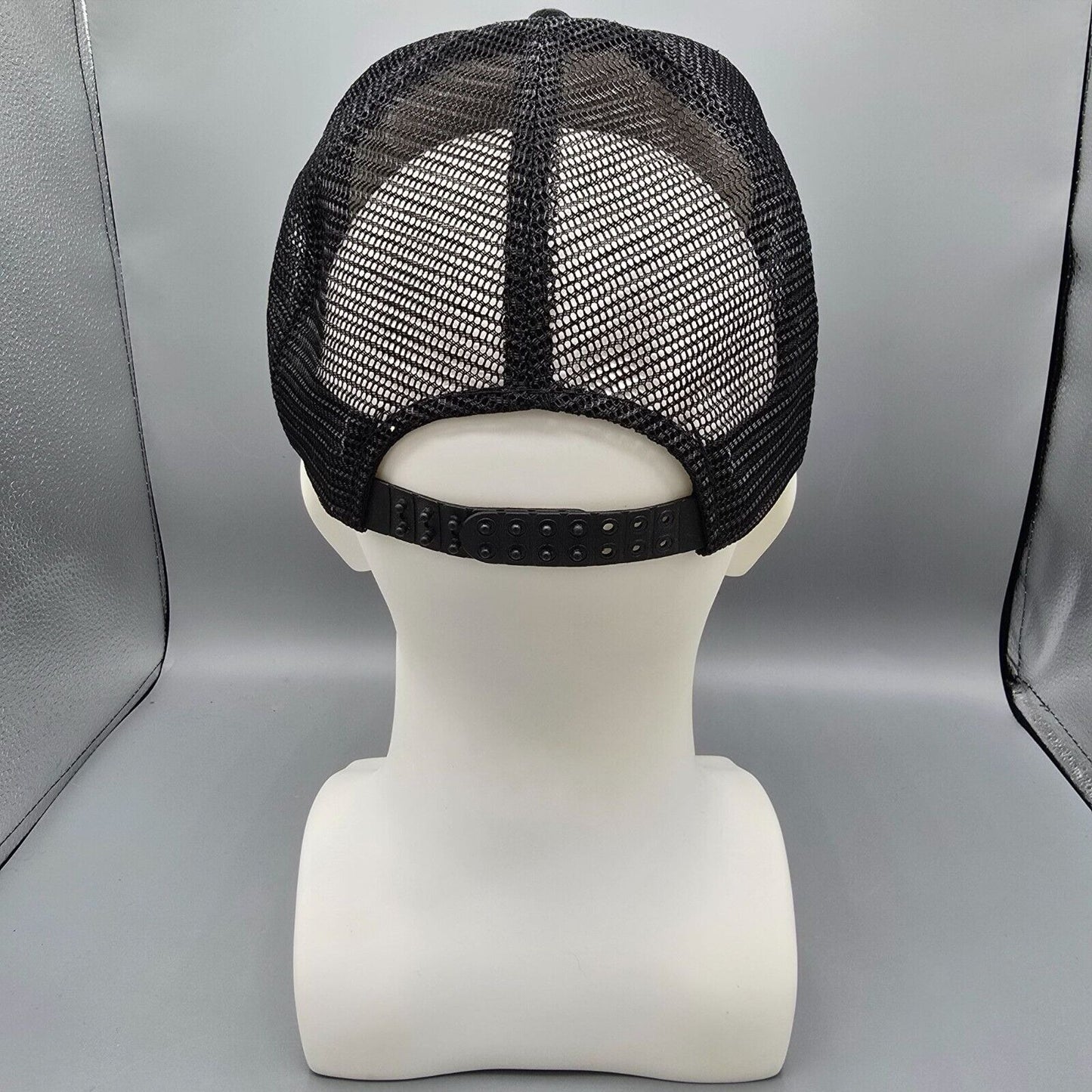 Vintage Allied Colloids Inc. Adjustable Mesh Back Black Snapback Trucker Hat