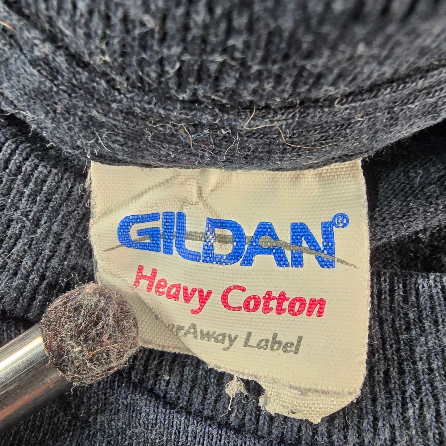 2010s Gildan Heavy Cotton Grim Reaper Motorcycle Graphic Biker T-Shirt (M) *Fair