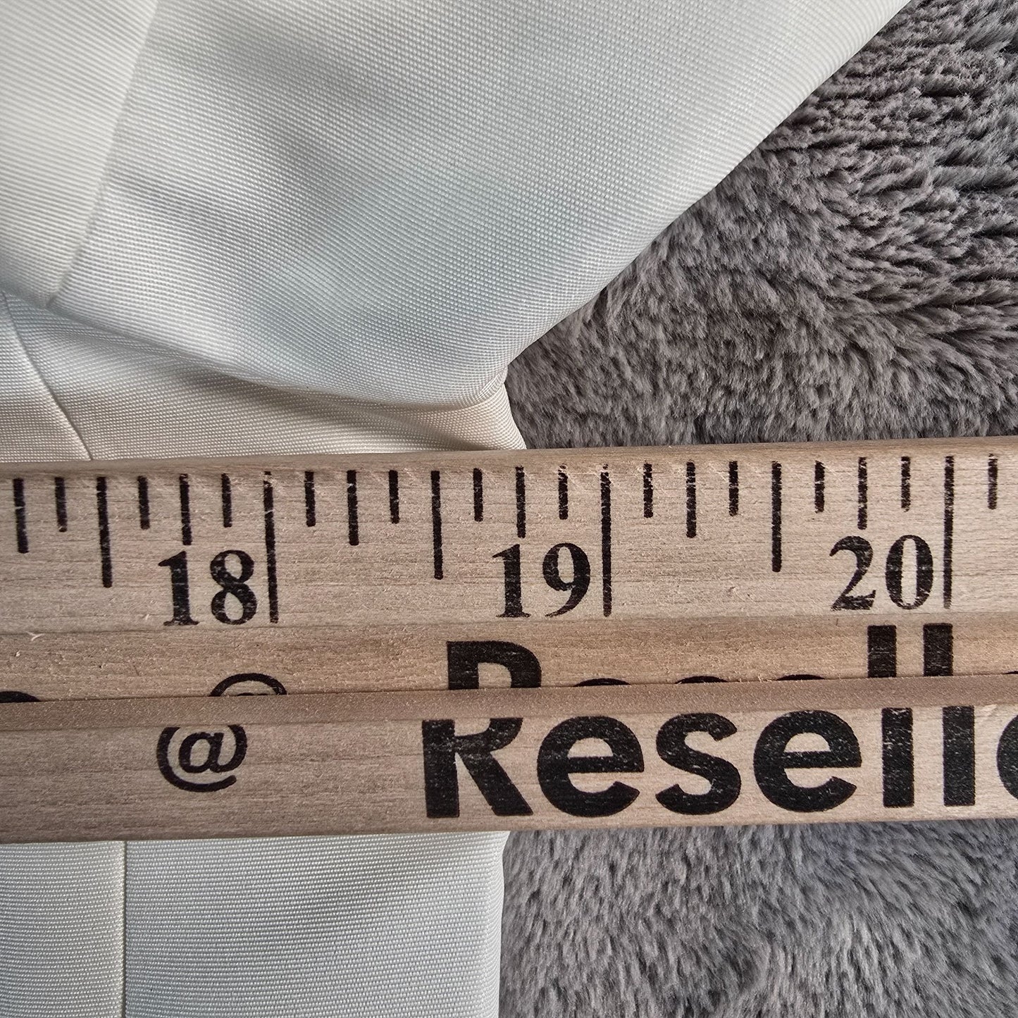 2000s Lauren Ralph Lauren White Polyester Nautical Anchor Button Jacket (S)