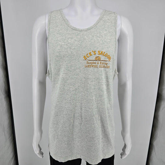 Vintage 1990s Eck's Saloon Lakewood Colorado "No Balls No Glory" Tank Top (L/XL)