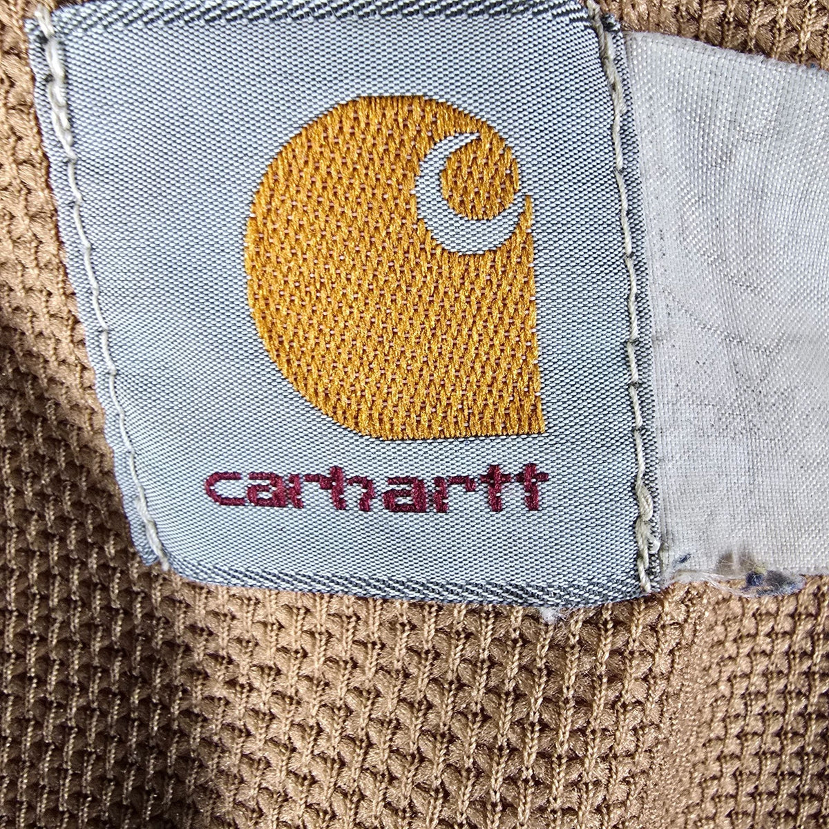 Thrashed Vintage 1990s Carhartt JR106/J03 BRN Thermal-Lined Active Jacket (L)