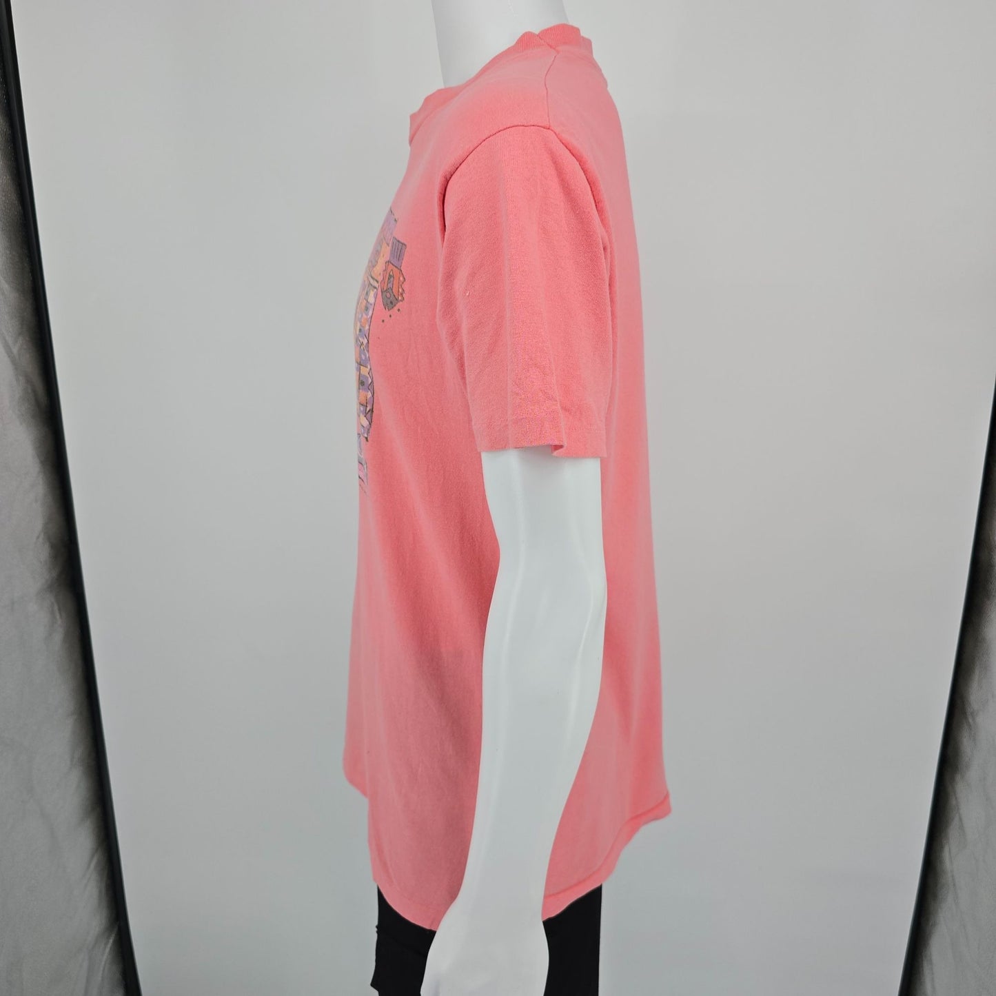 Vintage 1990s Anvil Hilton Head Island Carol Hagan Seashell Art T-Shirt (L)