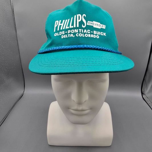 Vintage Phillips Chevrolet Olds-Pontiac-Buick Delta, Colorado 5-Panel Otto Cap