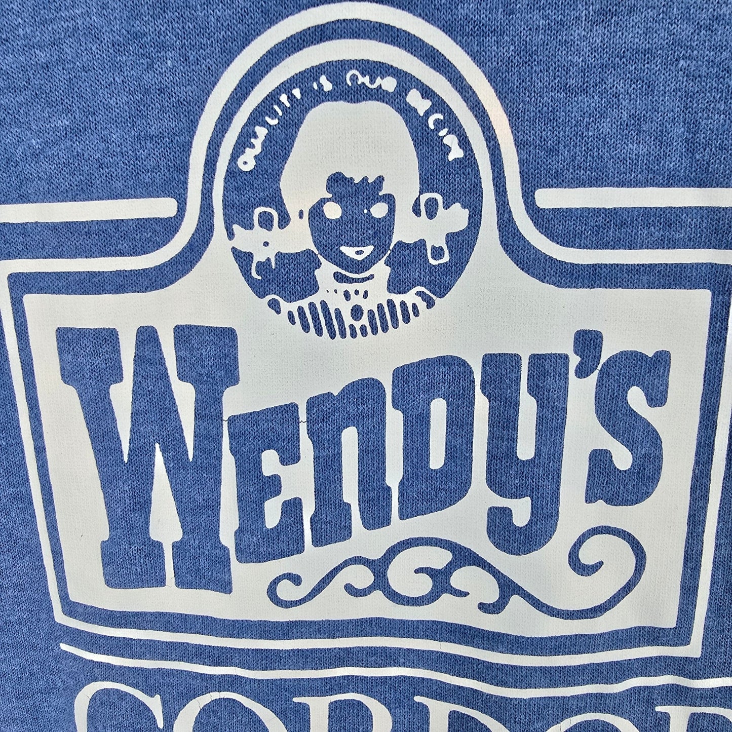 Vintage 1980s"I Survived the Wendy's YMCA Corporate Challenge" T-Shirt (S/M)