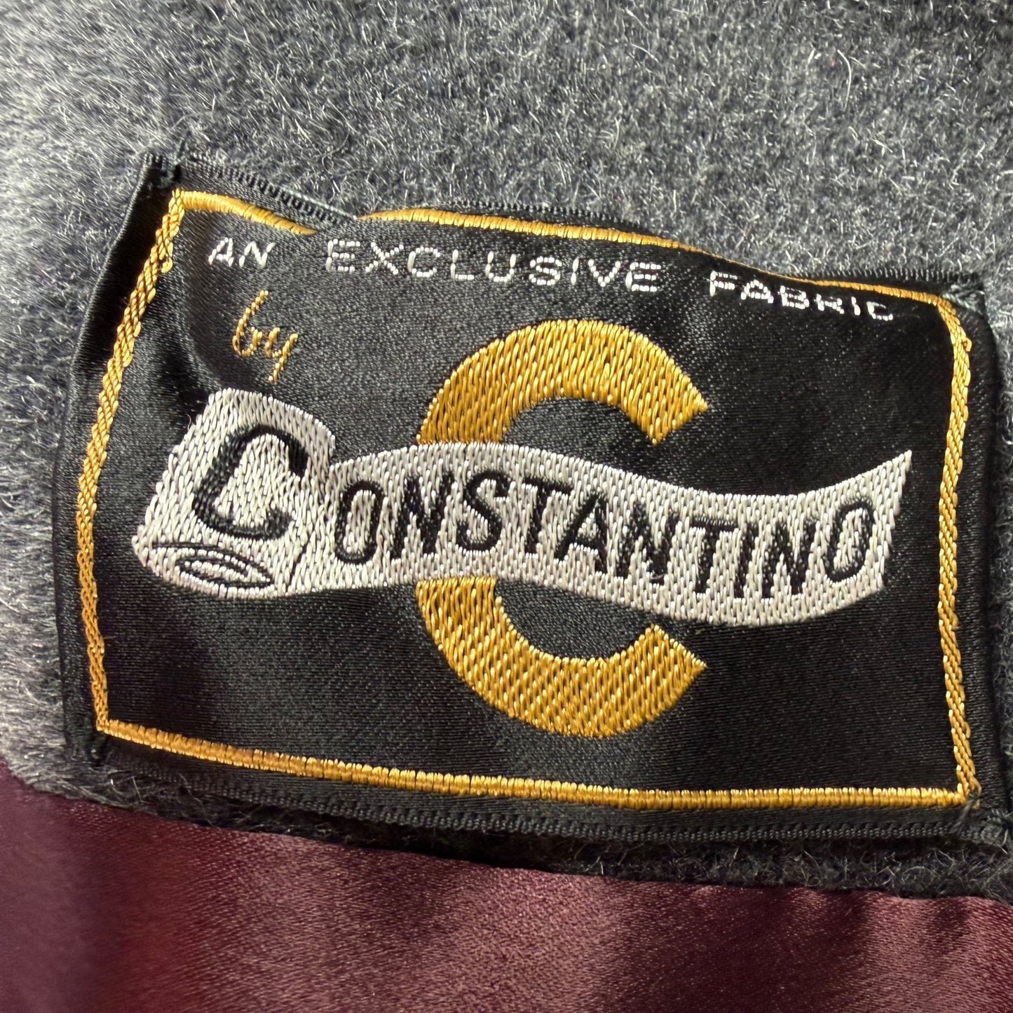 Vintage 1960s Rike-Kumler Women's Fur Collar Constantino Wool Coat (XL)