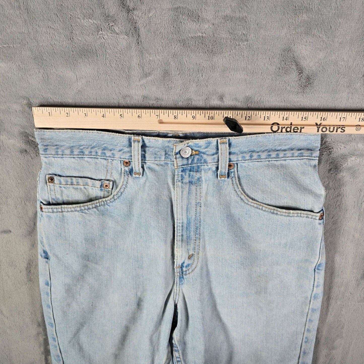 Vintage 2001 Y2K Made in USA Levi's 505 Men's Regular Fit Denim Shorts (31)
