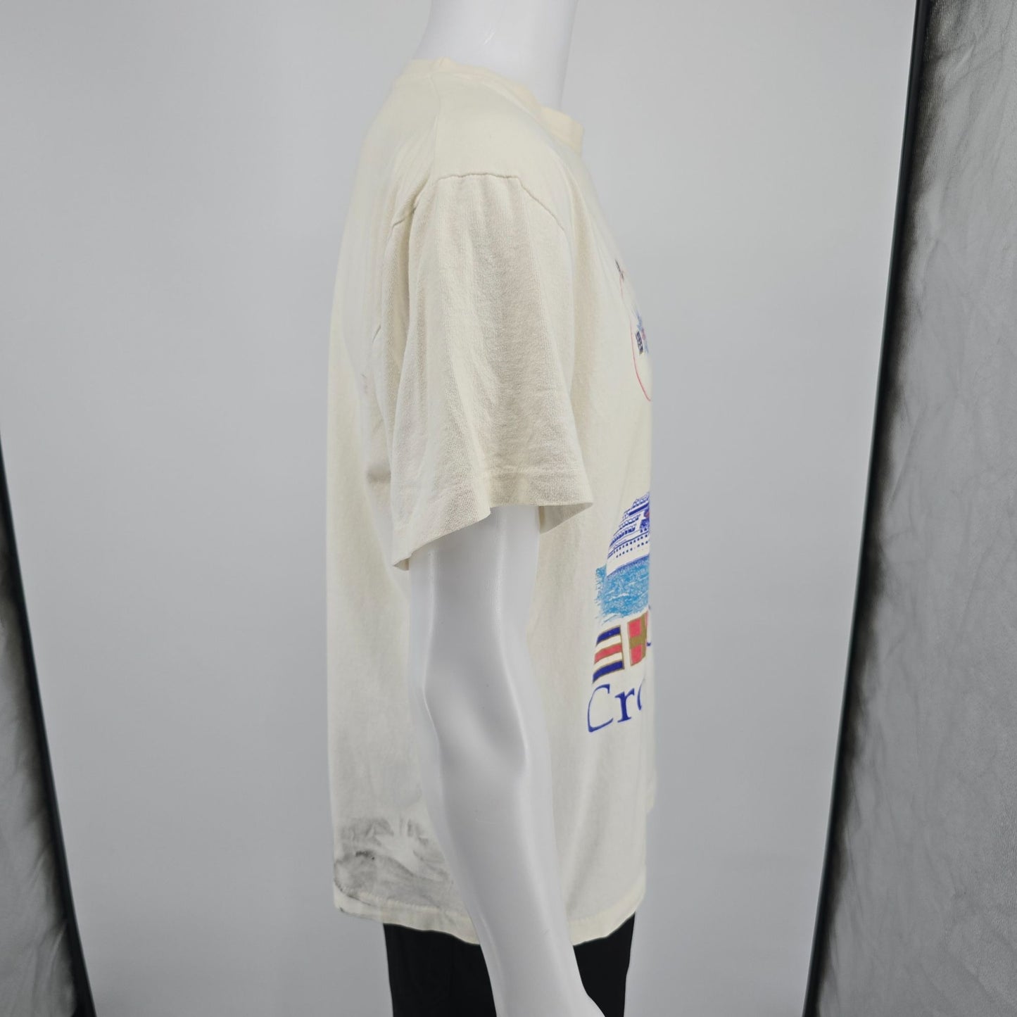 Vintage 1990s Royal Cruise Line Crown Odyssey Panama Canal T-Shirt (L)