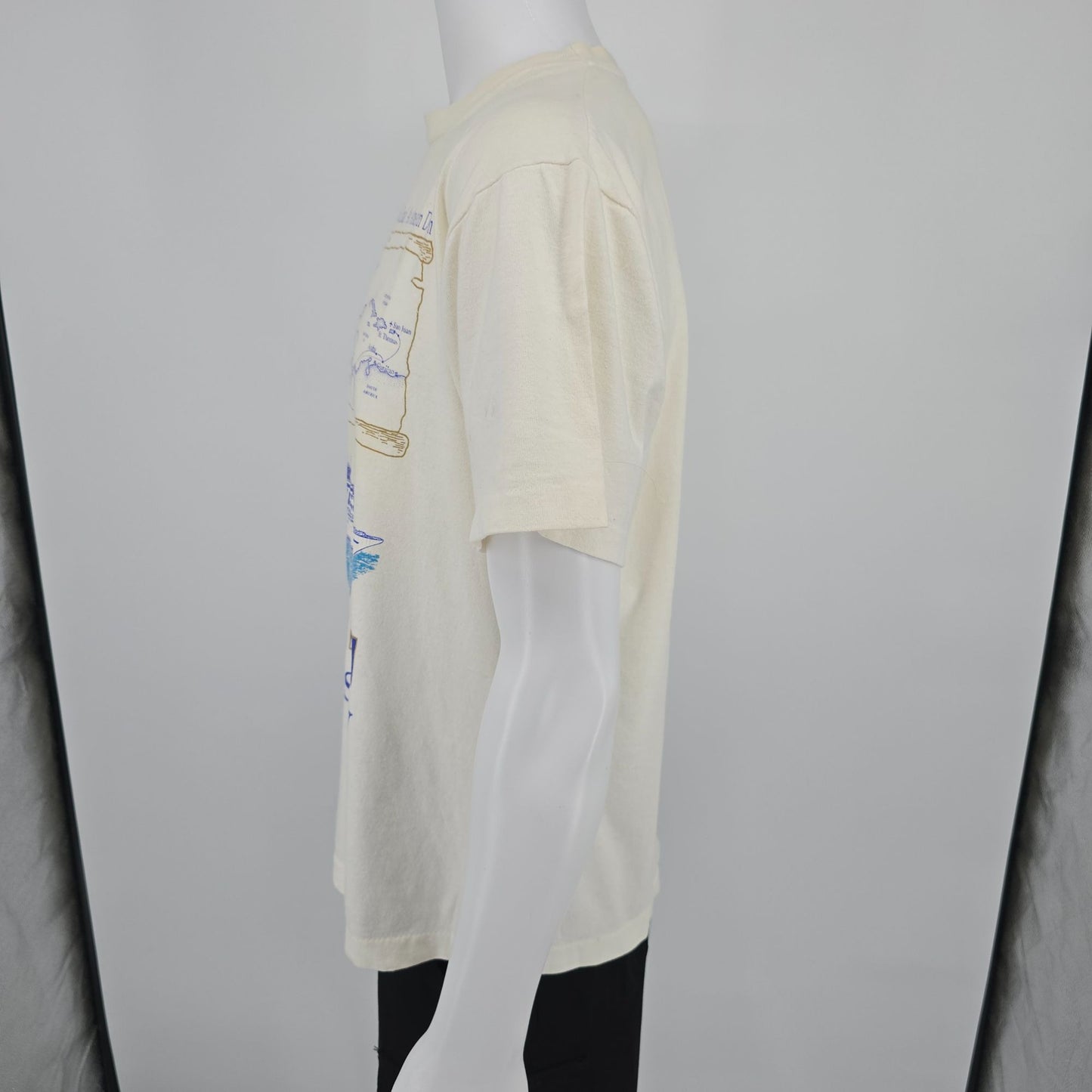 Vintage 1990s Royal Cruise Line Crown Odyssey Panama Canal T-Shirt (L)