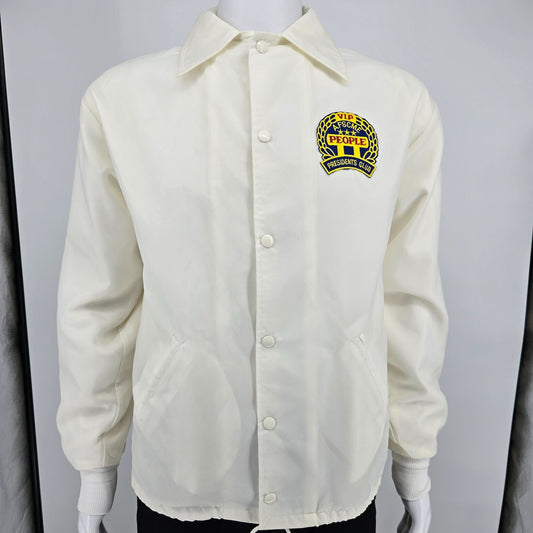 Vintage 1990s Windjammer AFSCME VIP People Presidents Club Coach Jacket (S)