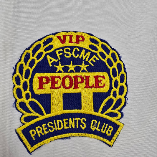 Vintage 1990s Windjammer AFSCME VIP People Presidents Club Coach Jacket (S)