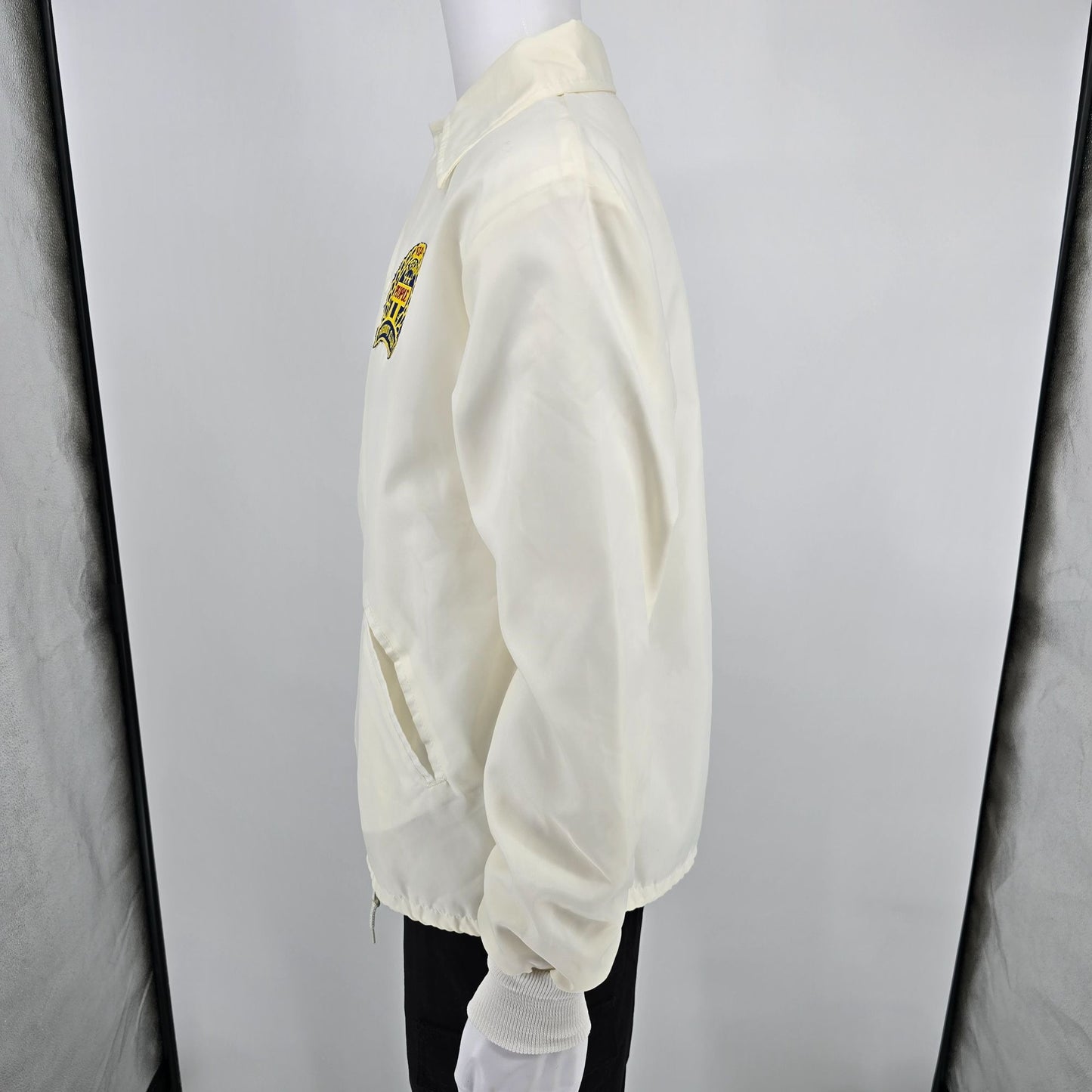 Vintage 1990s Windjammer AFSCME VIP People Presidents Club Coach Jacket (S)