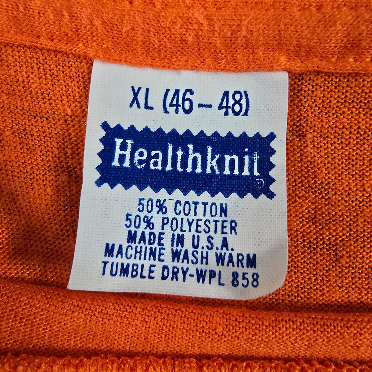 Vintage 1980s Healthknit Orange Maui Hawaii Souvenir/Tourist T-Shirt (M)