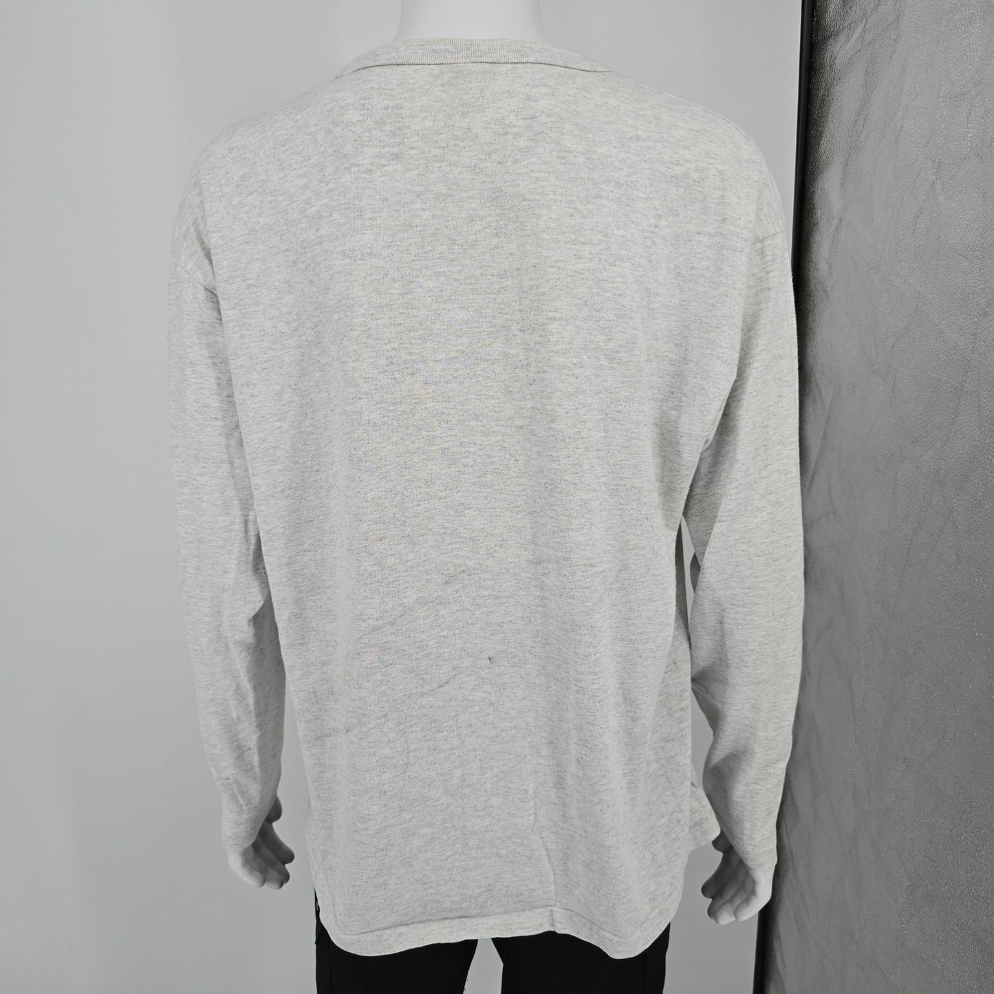 Vintage 1990s Cotton Deluxe New Orleans Mardi Gras Long Sleeve Henley Tee (XL)