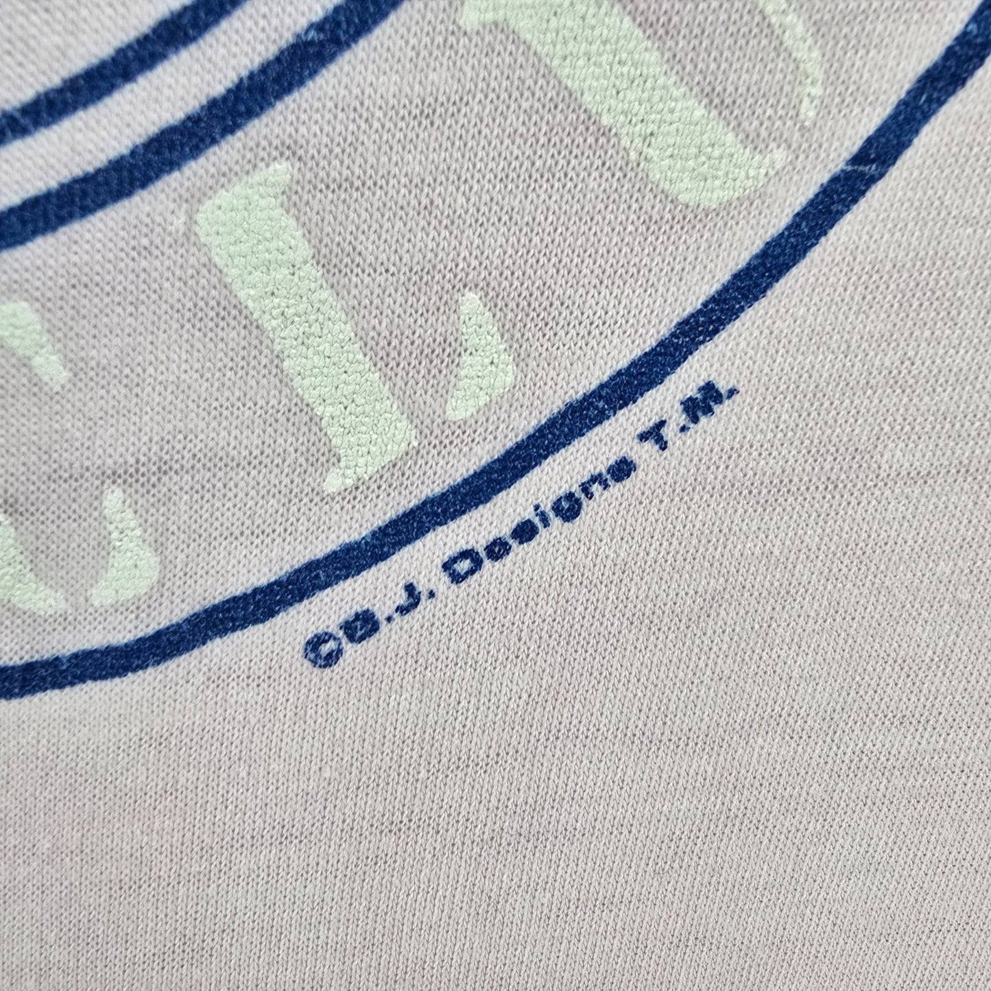 Vintage 1980s B.J. Designs "Albuquerque Beach Club" Thin & Soft Pink T-Shirt (M)