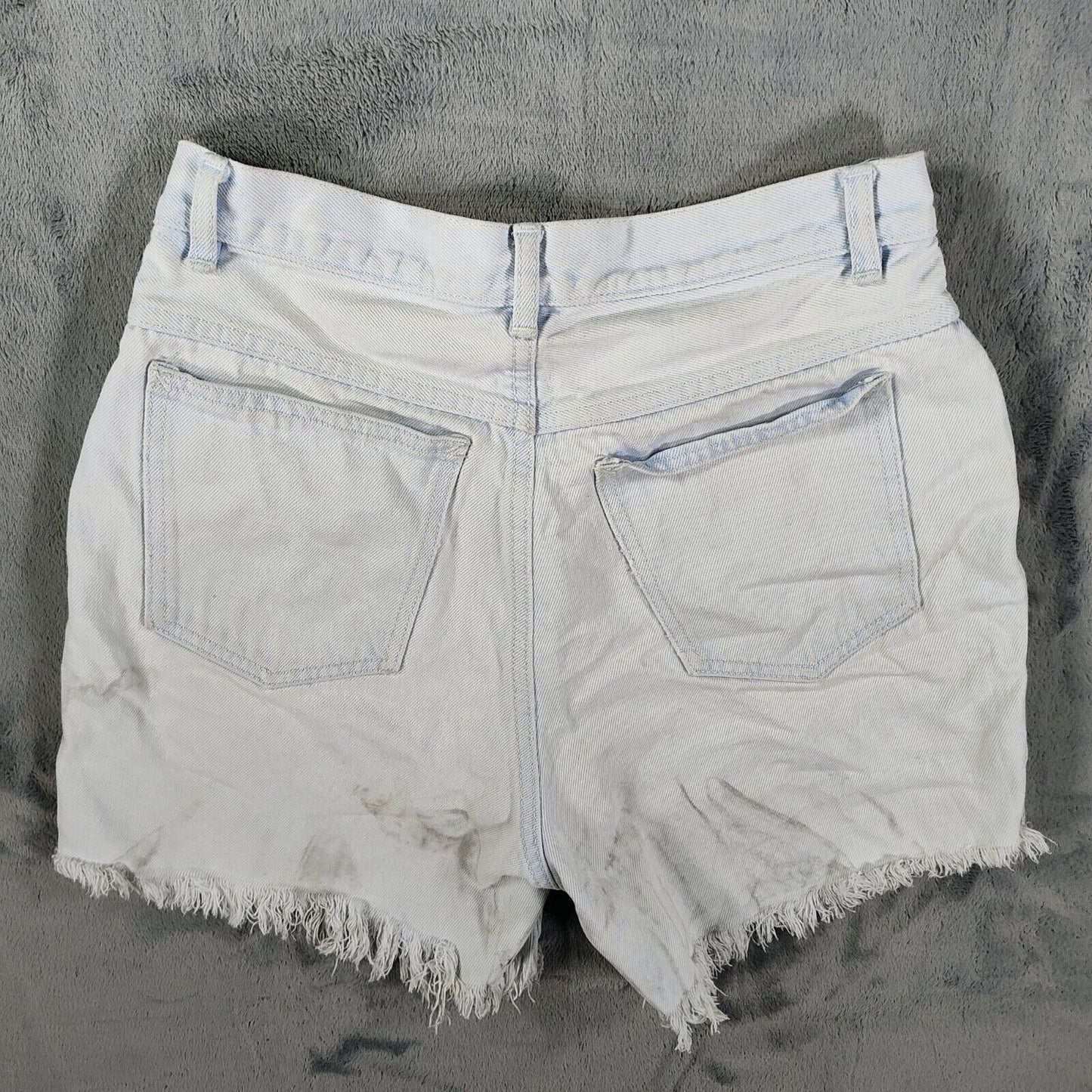 Vintage 1990's RIO By Stephen Mardon Junior's DIY Denim Cut Off Shorts (27W)