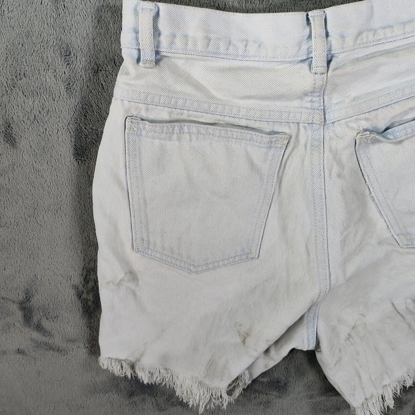 Vintage 1990's RIO By Stephen Mardon Junior's DIY Denim Cut Off Shorts (27W)