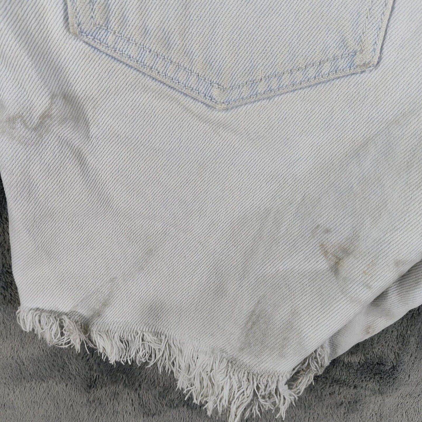 Vintage 1990's RIO By Stephen Mardon Junior's DIY Denim Cut Off Shorts (27W)