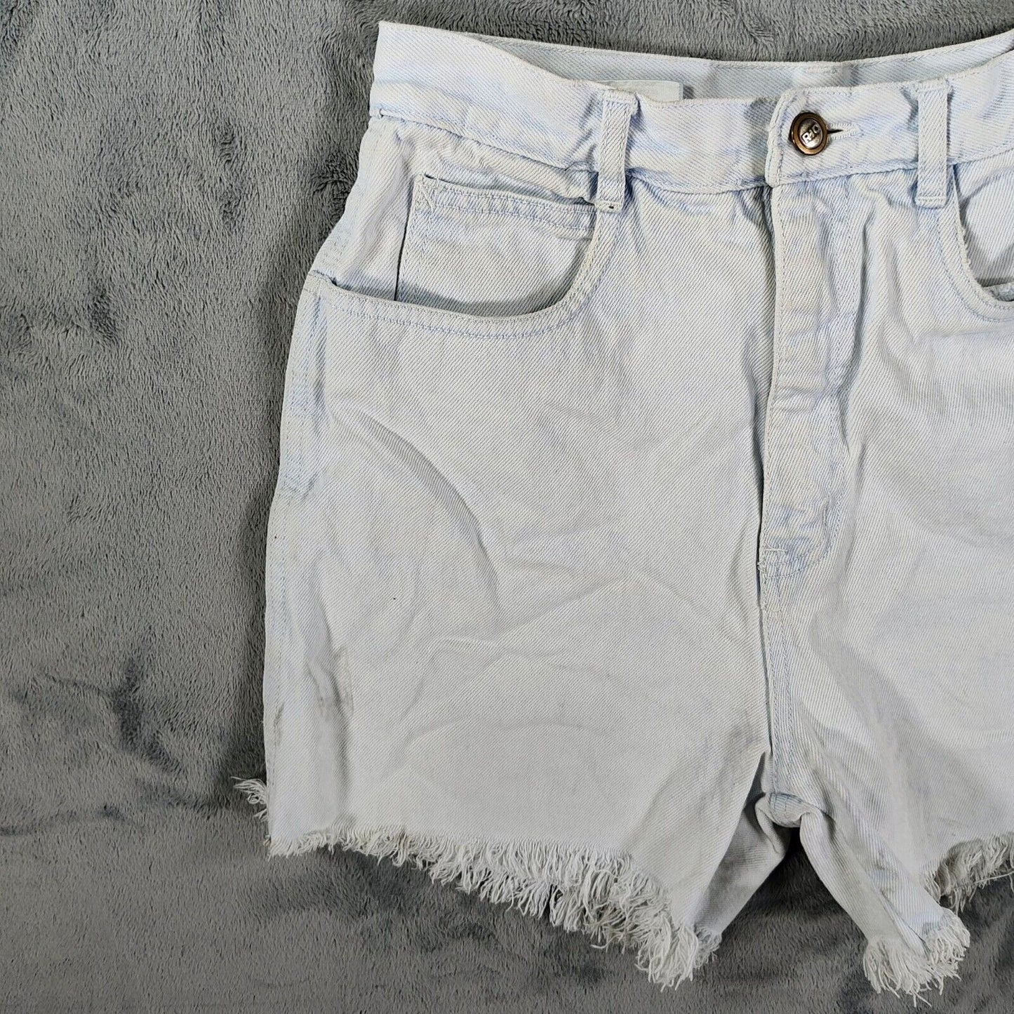 Vintage 1990's RIO By Stephen Mardon Junior's DIY Denim Cut Off Shorts (27W)