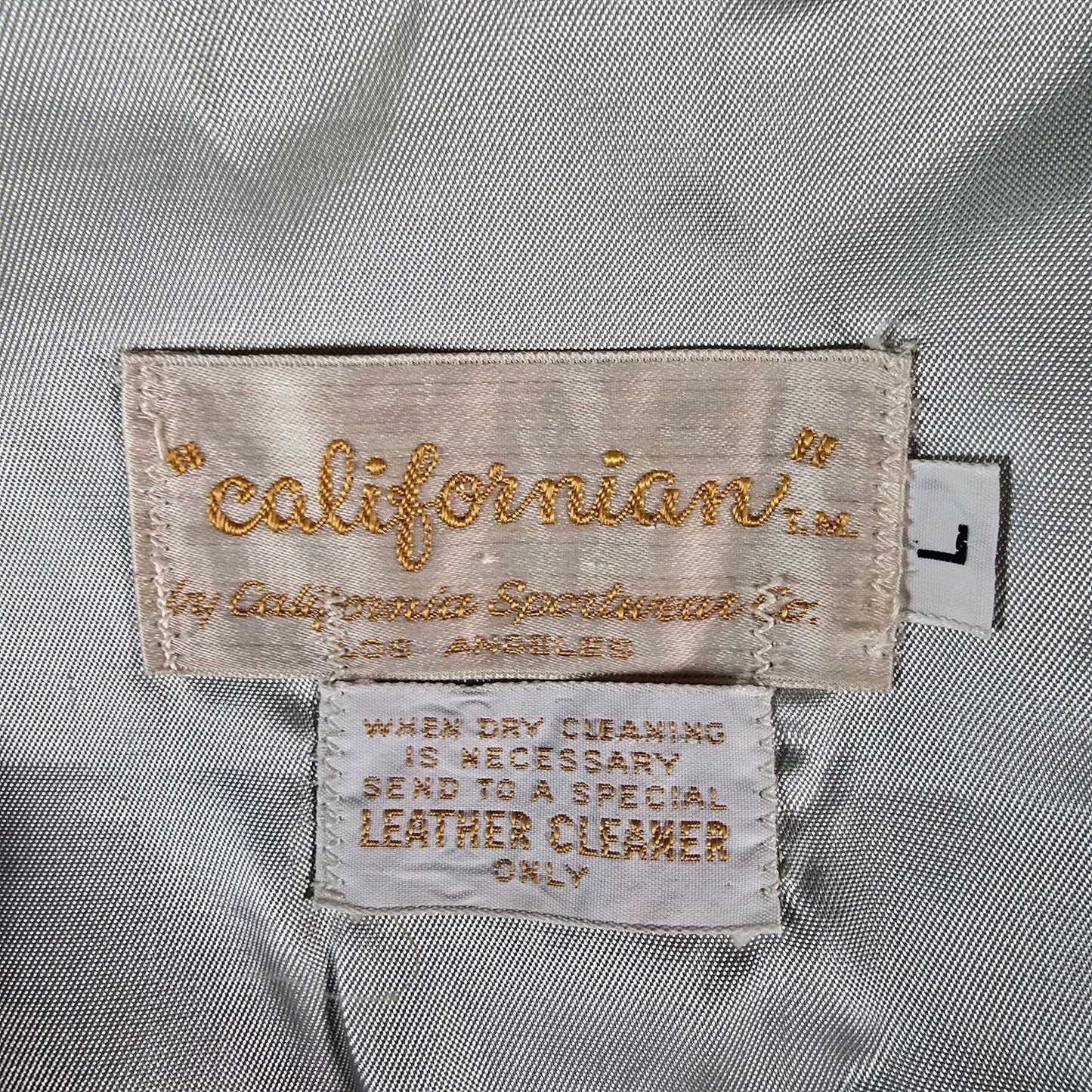 Vintage 1970s Californian Mens Tan Nubuck Leather Western Shirt Jacket (M)