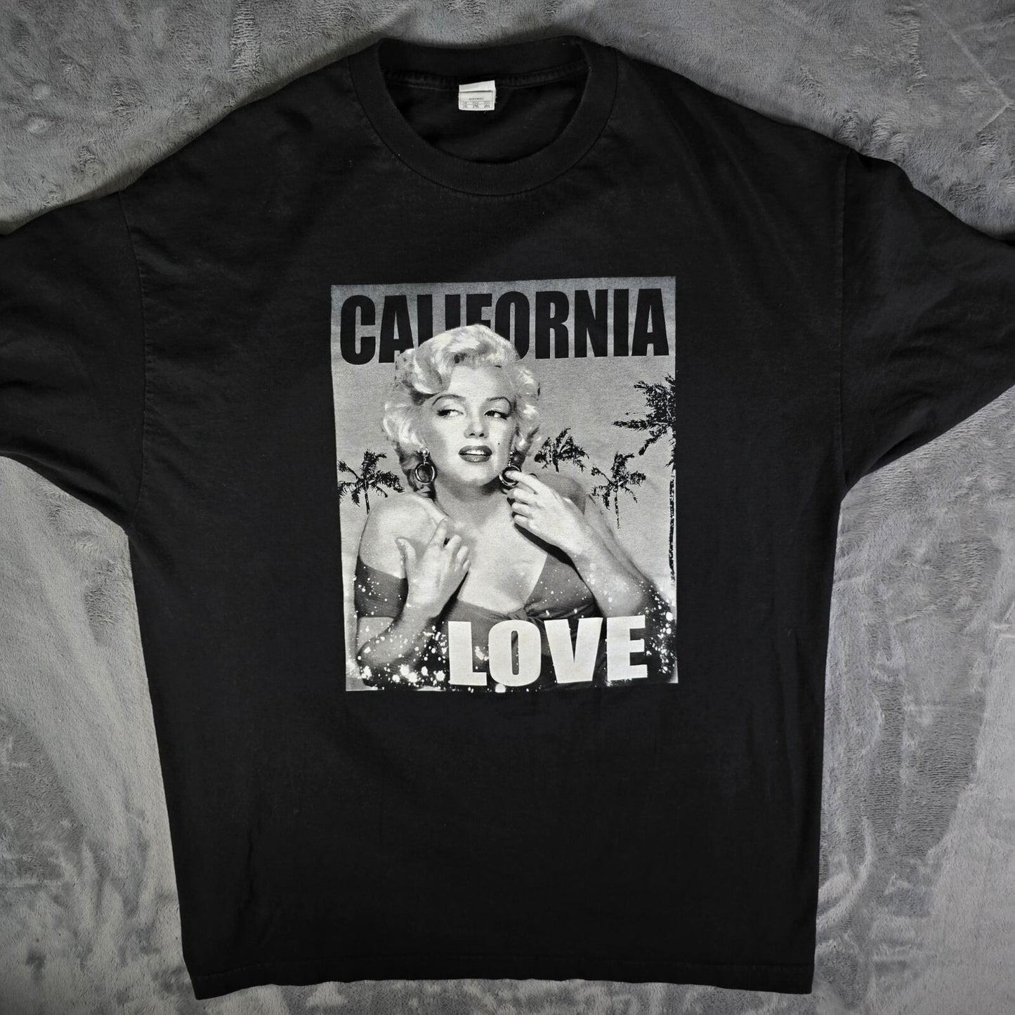 Early 2010s Alstyle Marilyn Monroe "California Love" Graphic T-Shirt (XL/2XL)