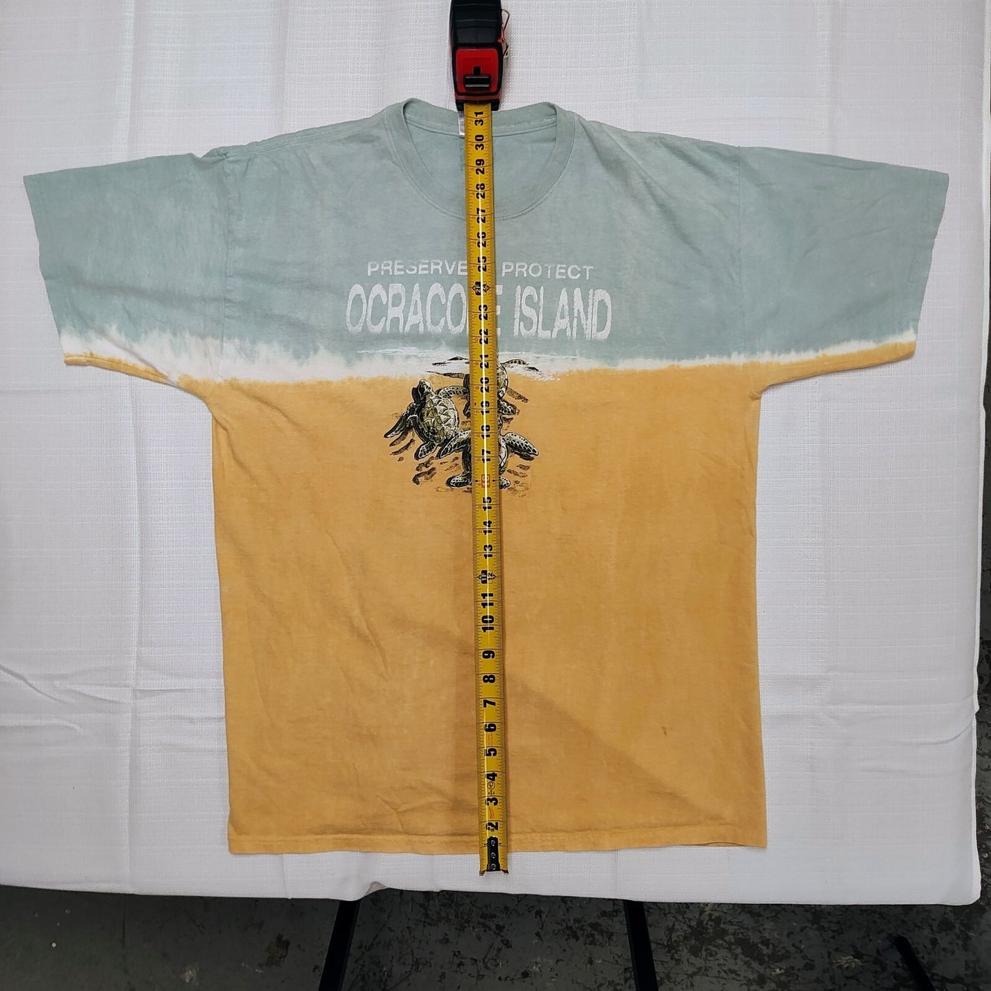 Preserve and Protect Ocracoke Island Turtle Hatchlings Journey T-Shirt (XL)