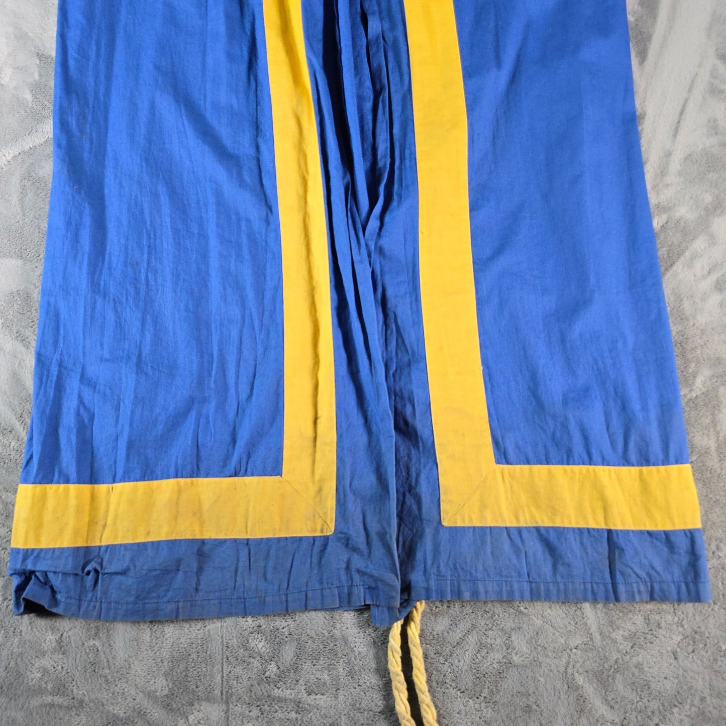 Vintage 1970s Handmade Blue/Gold Theatrical Costume/ Medieval Choir Robe (OSFM)
