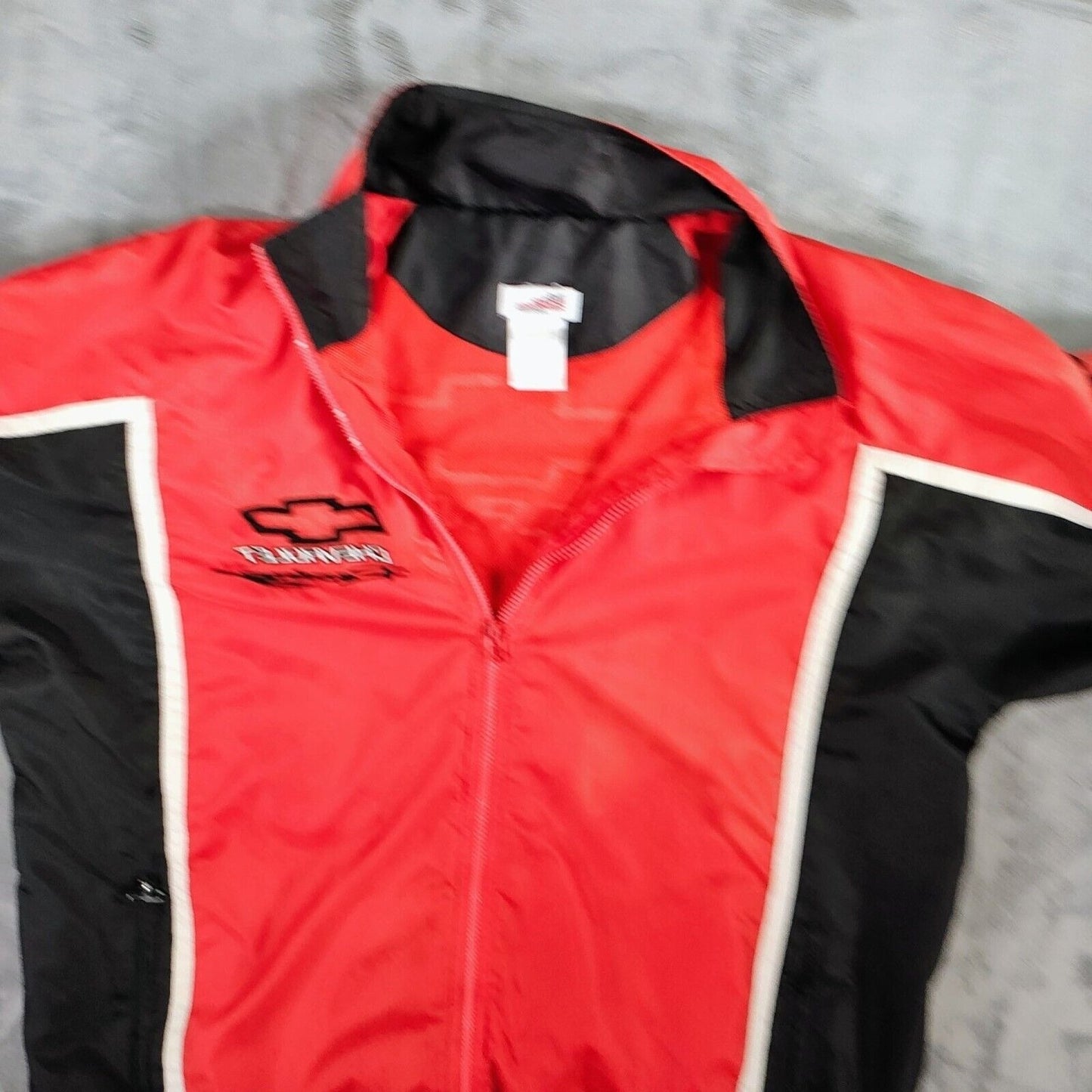Vintage Racing Champions Apparel Chevrolet Racking NASCAR Windbreaker Jacket (L)