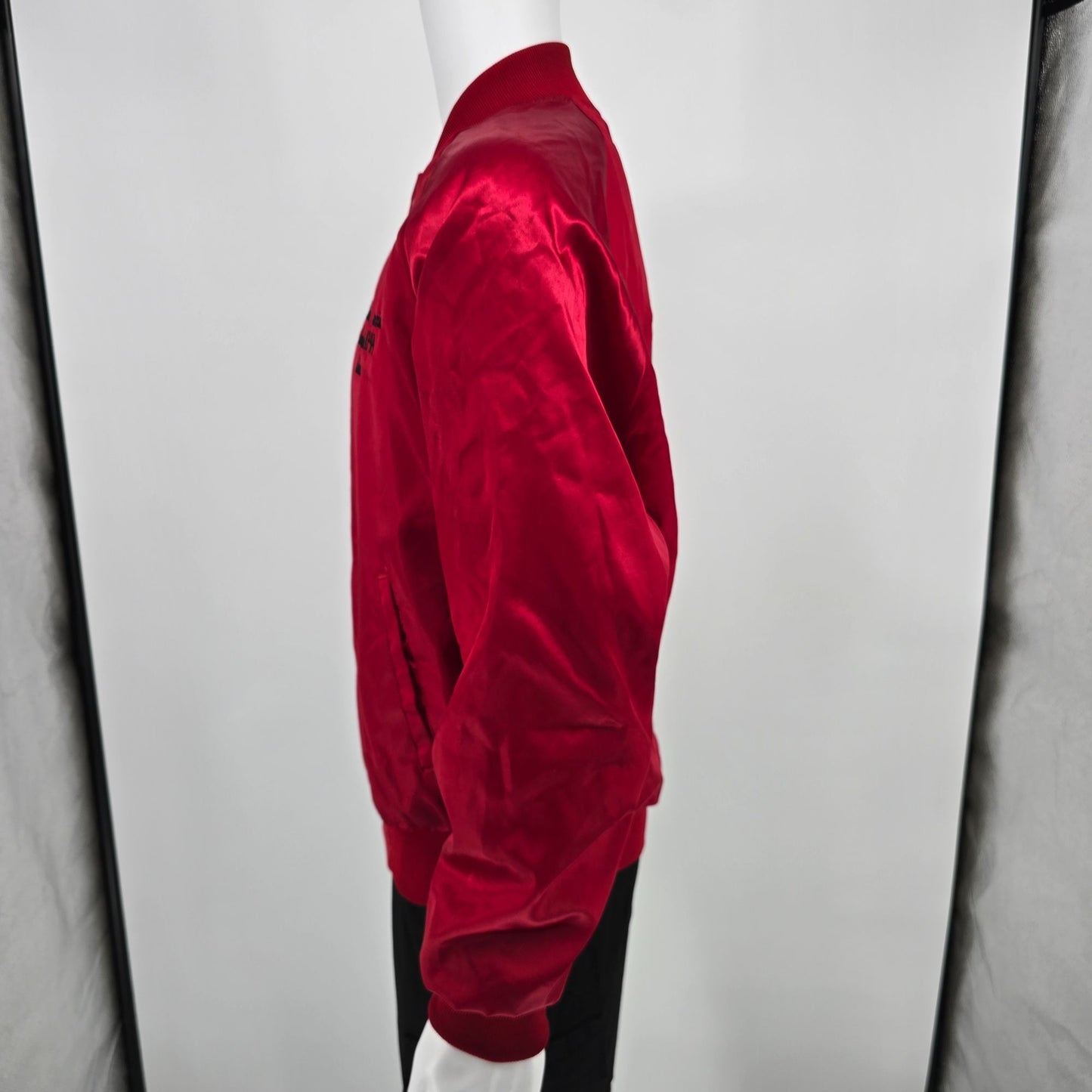 Vintage 1990s Pla-Mor Lanes Decatur Champions 93-94 Satin Bowling Jacket (L)