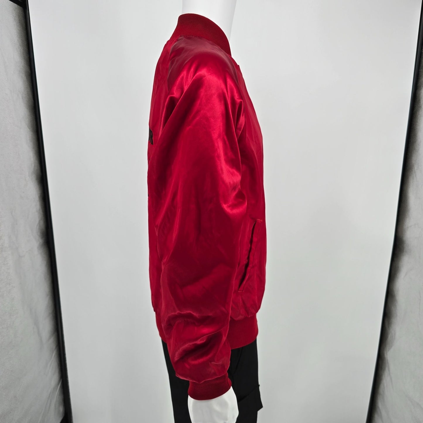 Vintage 1990s Pla-Mor Lanes Decatur Champions 93-94 Satin Bowling Jacket (L)