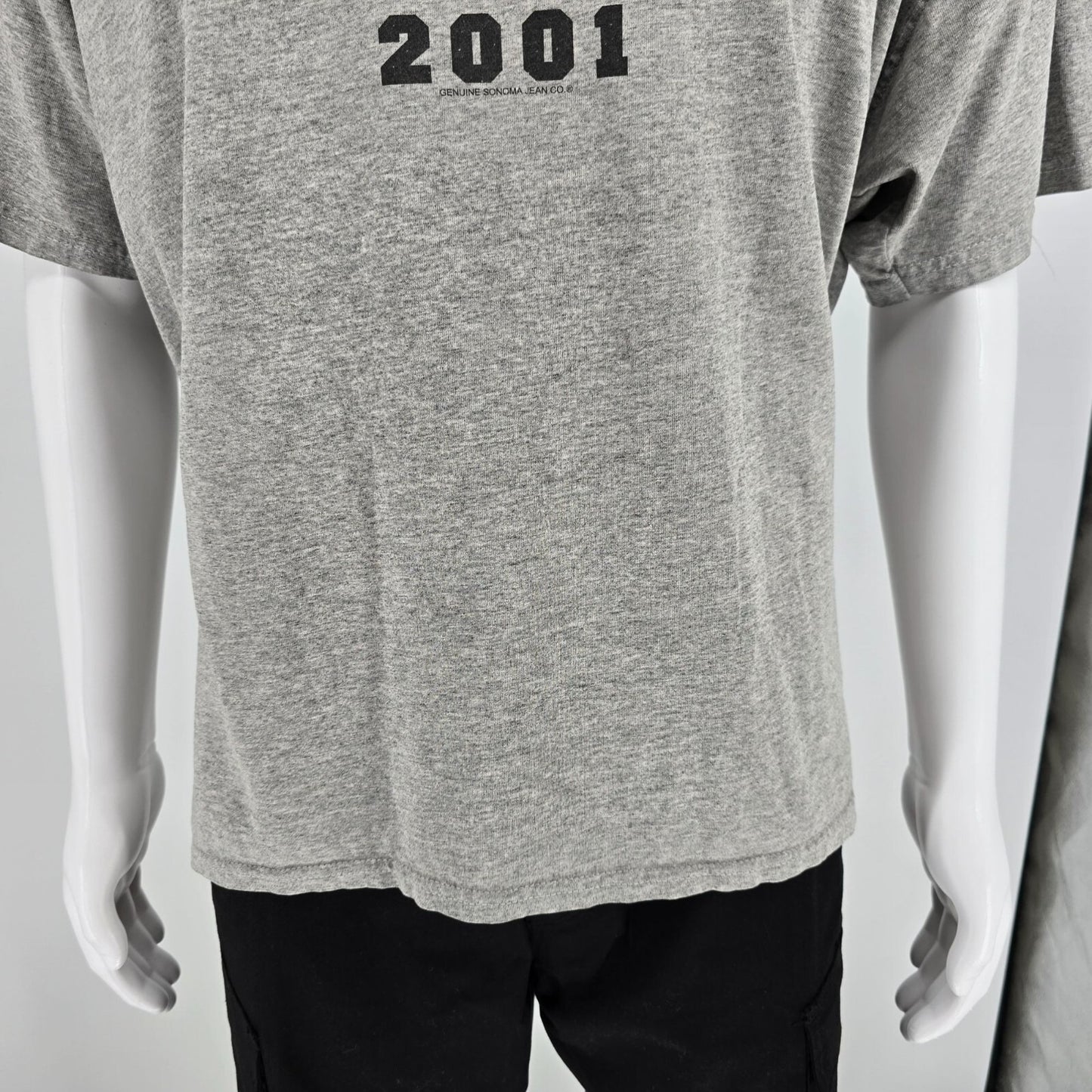 Vintage Y2K Genuine Sonoma Jean Co. USA 2001 Flag Graphic Patriotic T-Shirt -XXL