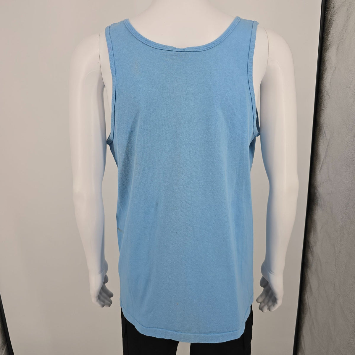 Vintage Early 1990s Ocean Pacific Embossed Neon Surfer Logo Tank Top (M)