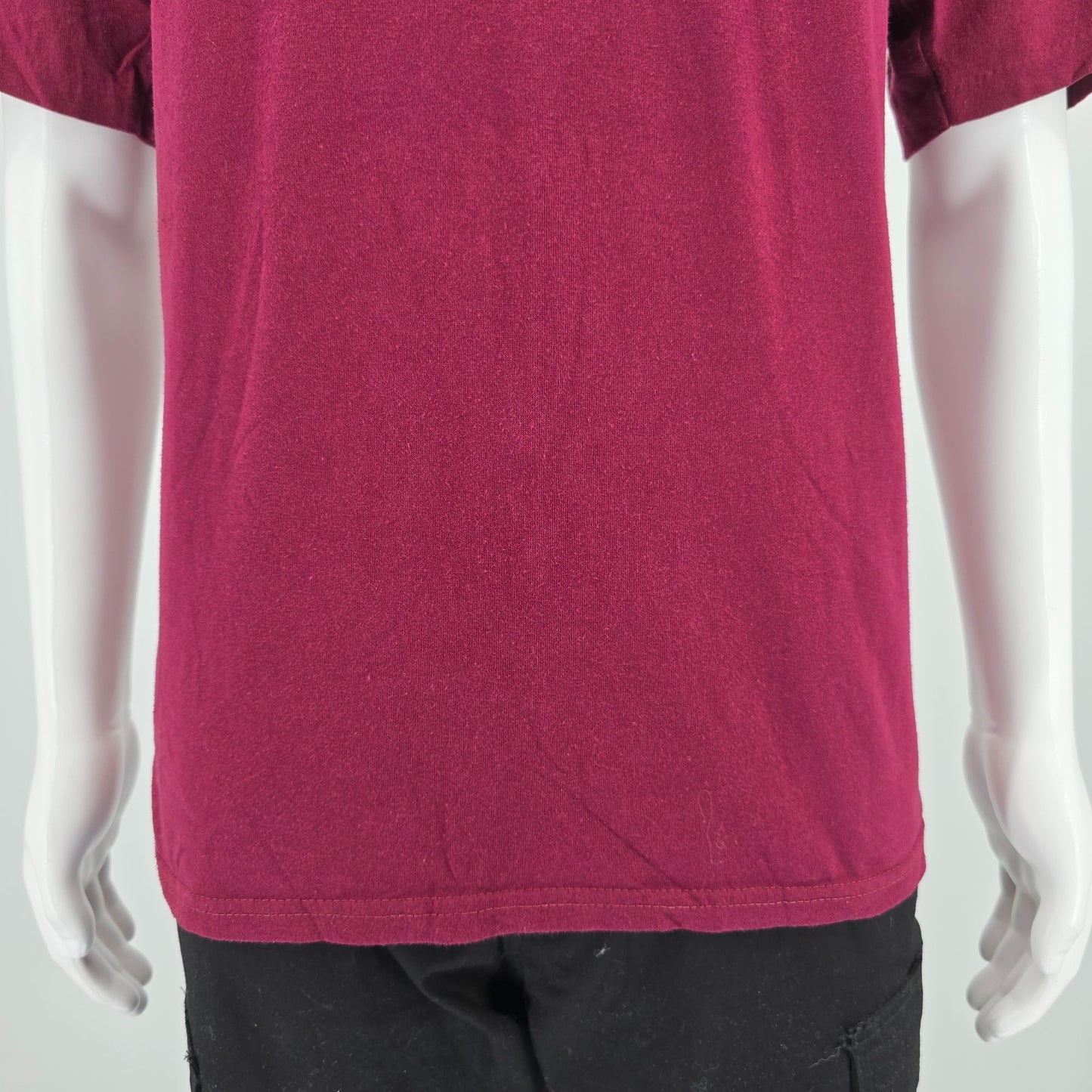 Vintage 1990s Maroon McClintock Badminton Tempe Arizona Henley T-Shirt (L)