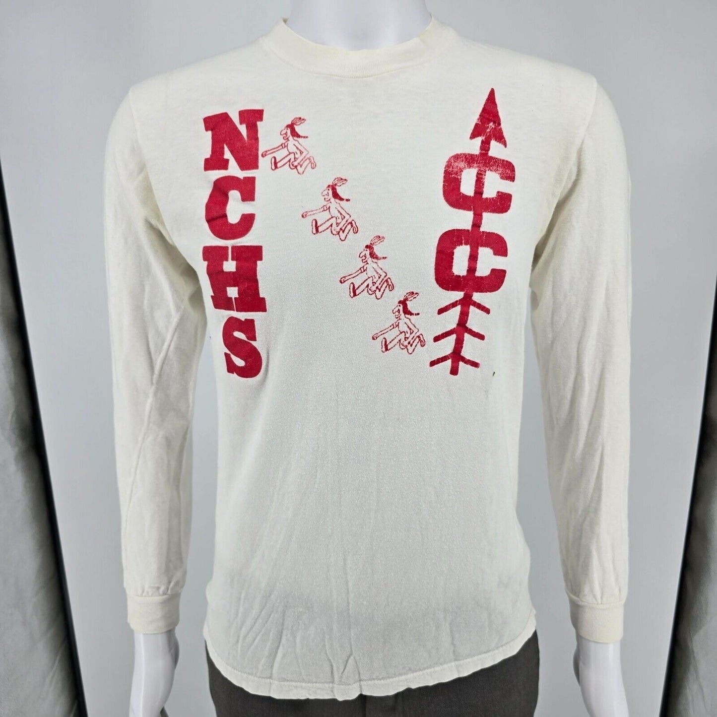 Vintage 1987 NCHS "It's not over... til it's over '87" Long-sleeved T-Shirt (M)