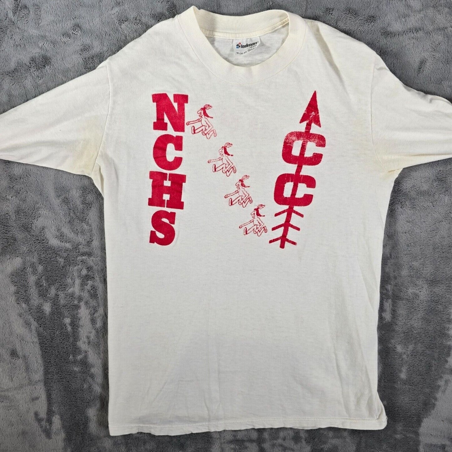Vintage 1987 NCHS "It's not over... til it's over '87" Long-sleeved T-Shirt (M)
