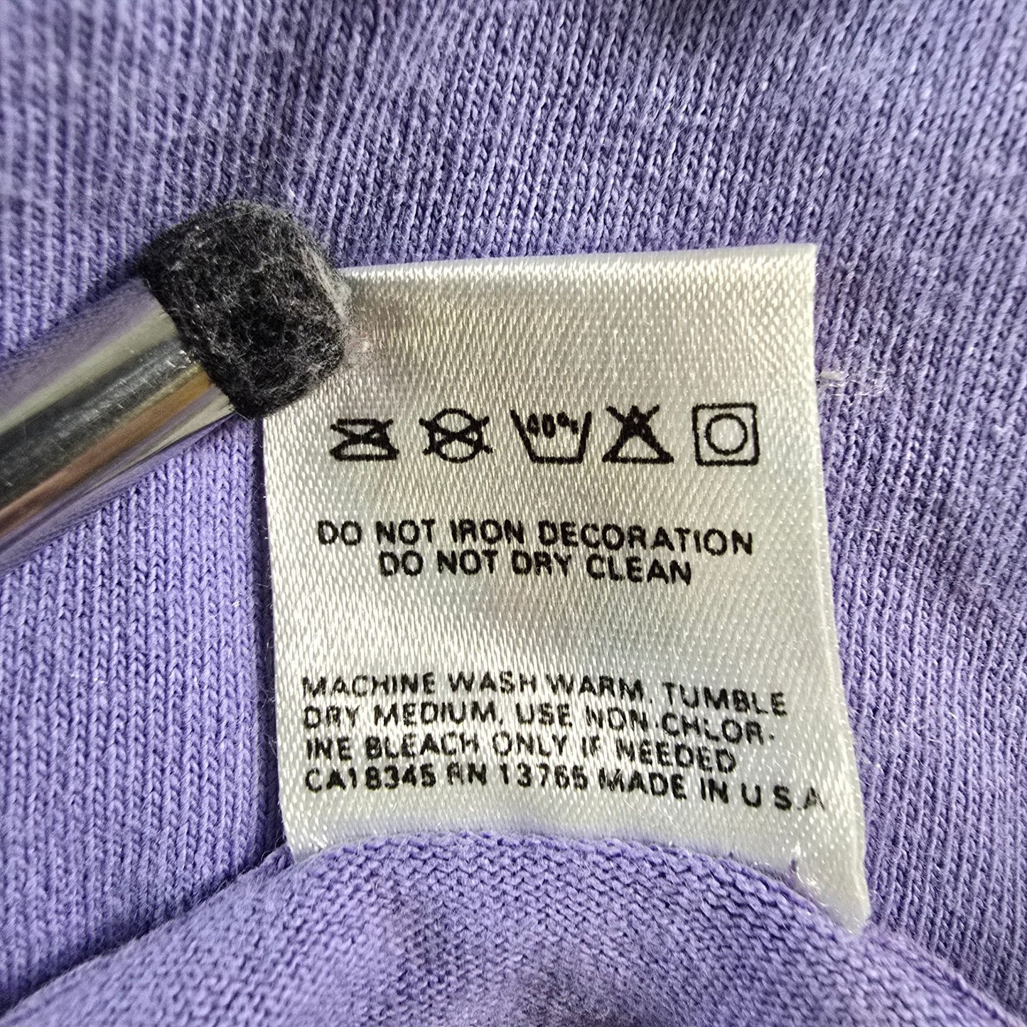 Vintage 1990s Fruit of the Loom Lavender Seed Savers Exchange T-Shirt (L/XL)