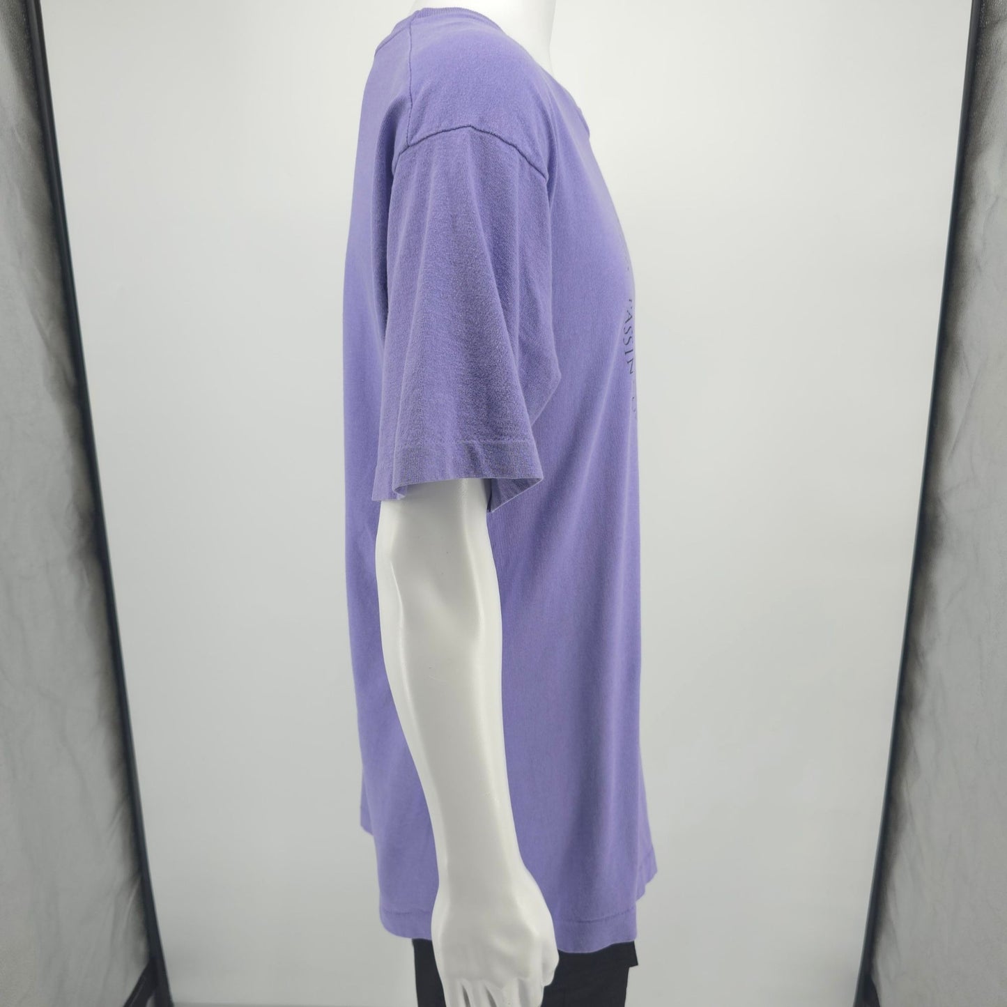 Vintage 1990s Fruit of the Loom Lavender Seed Savers Exchange T-Shirt (L/XL)
