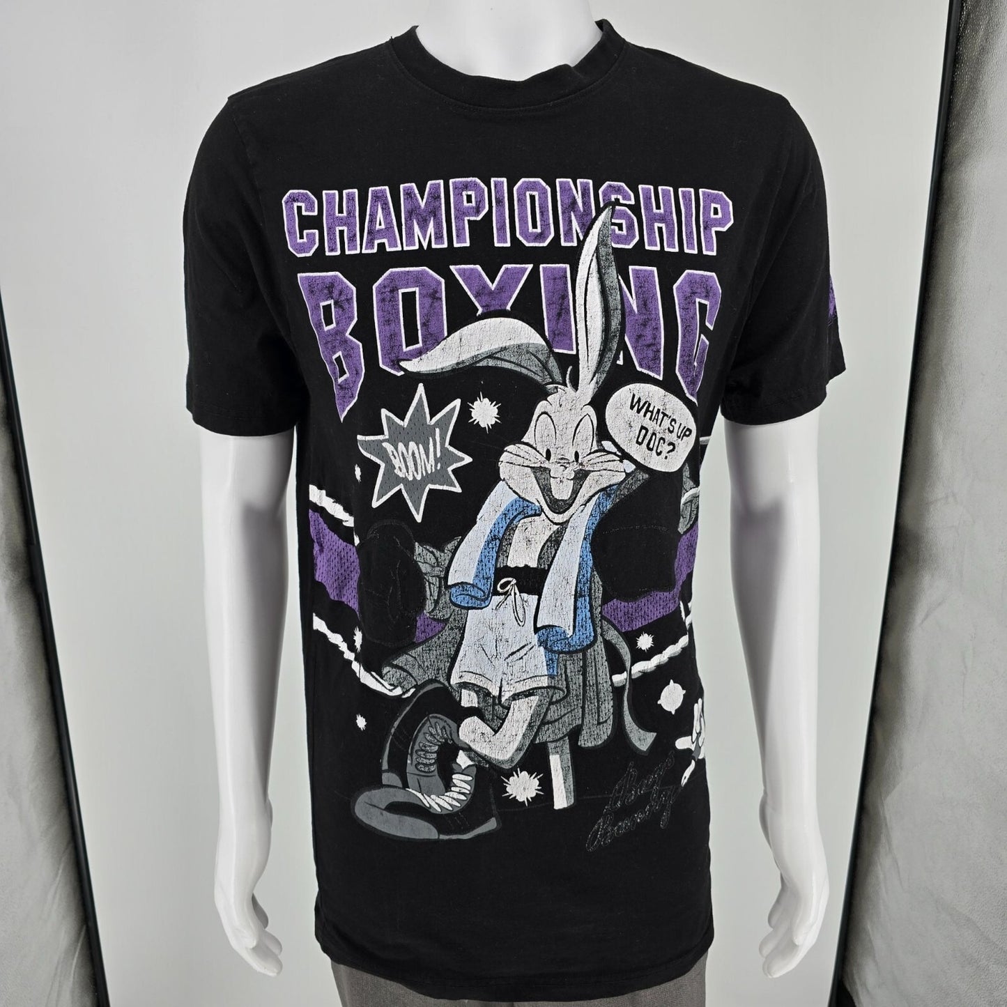 WCKD Good x Looney Tunes Bugs Bunny Championship Boxing Graphic T-Shirt (M)