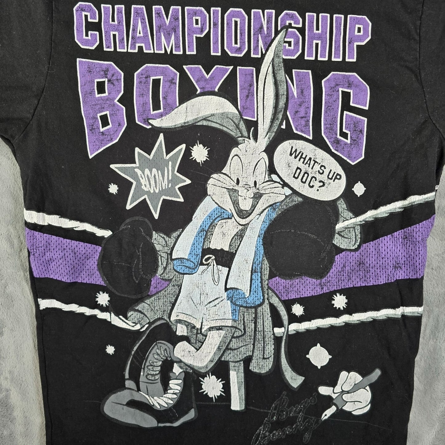 WCKD Good x Looney Tunes Bugs Bunny Championship Boxing Graphic T-Shirt (M)