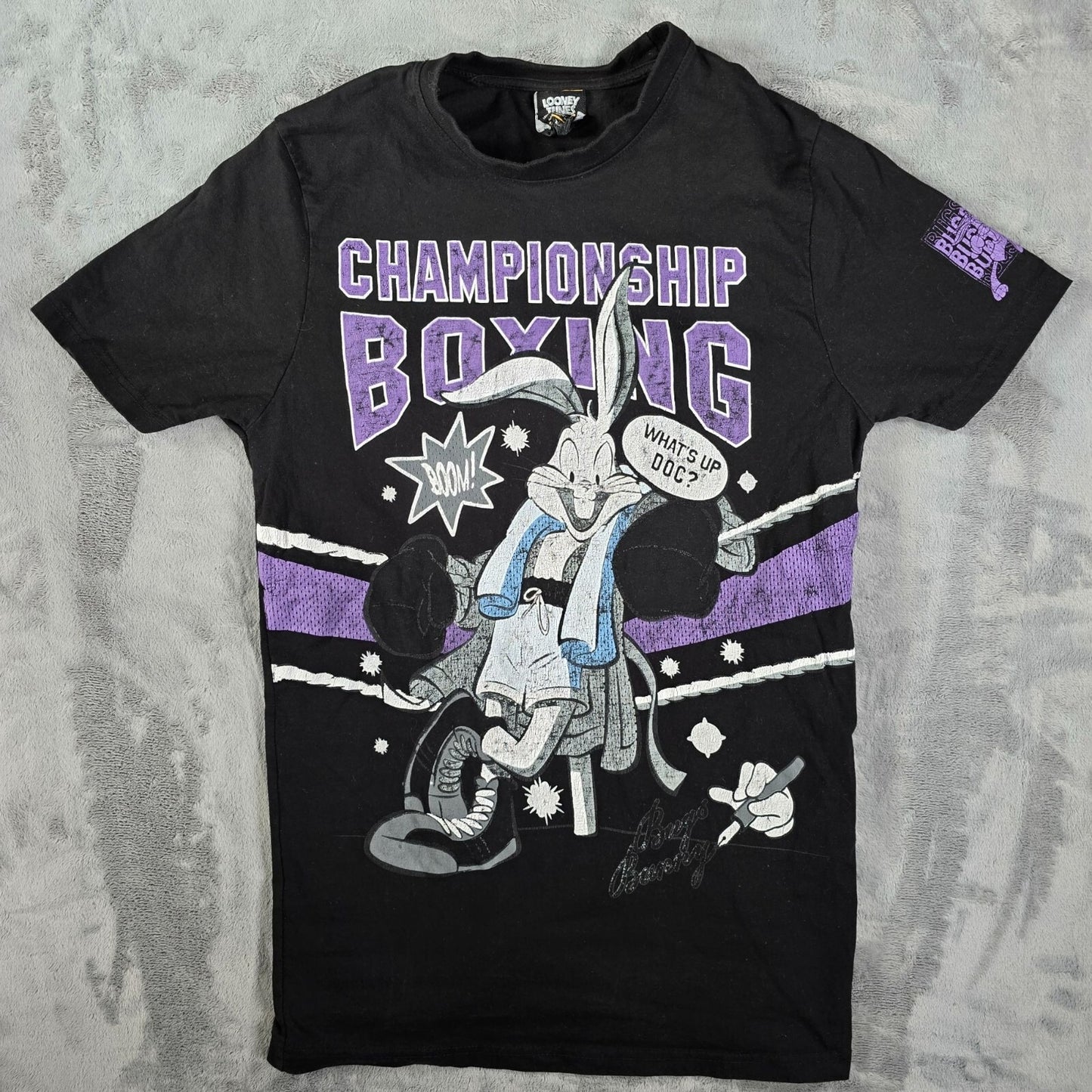 WCKD Good x Looney Tunes Bugs Bunny Championship Boxing Graphic T-Shirt (M)