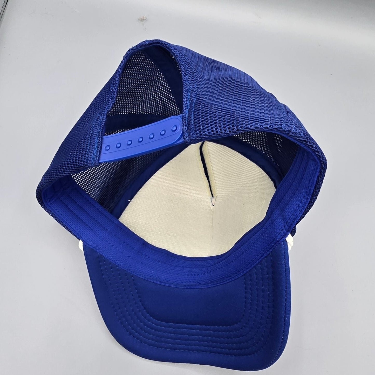 Dutch Bros Coffee Company "Always Stoked" Blue Snapback Rope Brim Trucker Hat