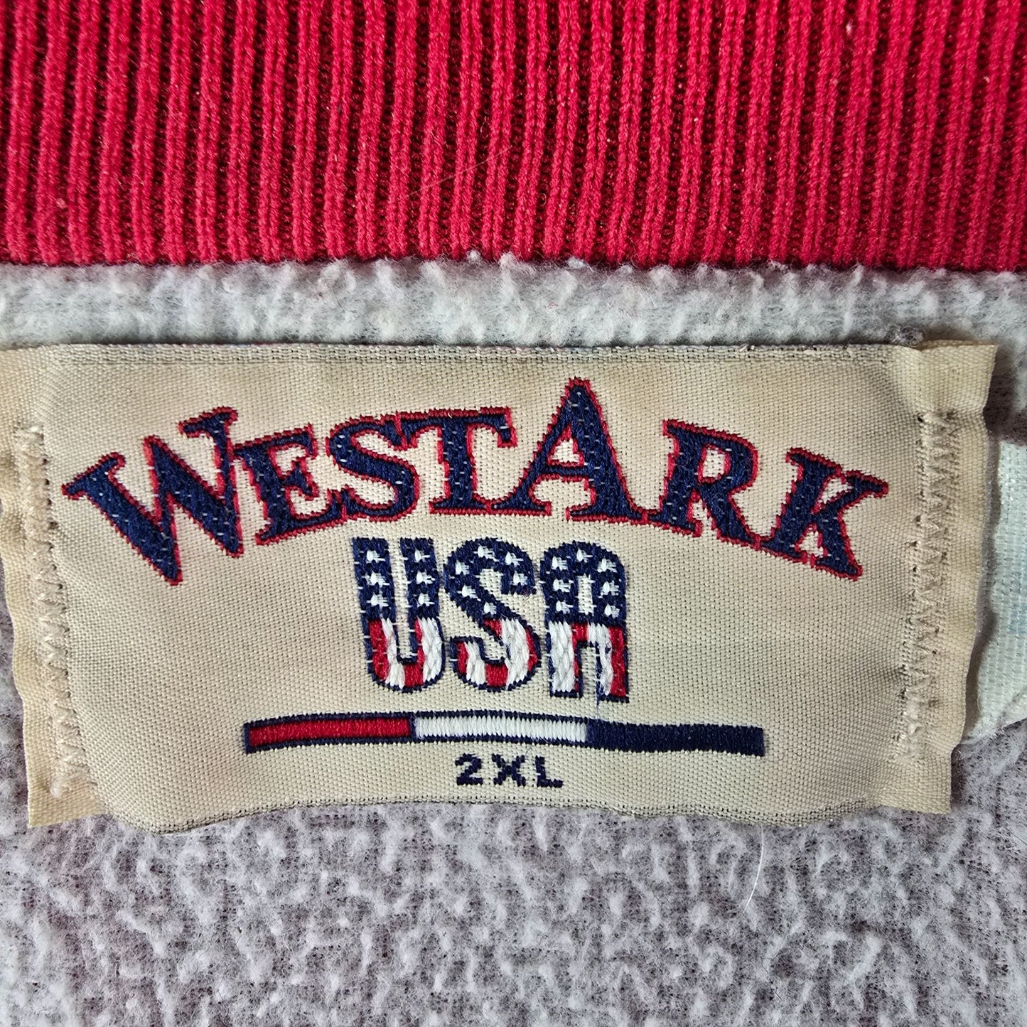 Vintage 1990s WestArk "Lynn" Missouri State Parks Passport Satin Jacket (2XL)