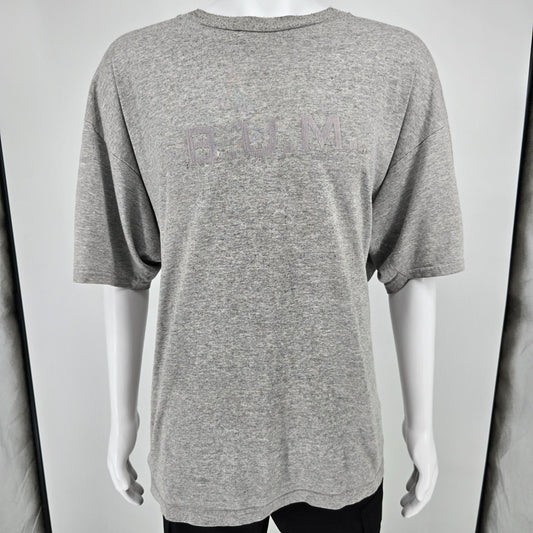 Distressed Vintage 1990s B.U.M. Equipment Oversized Made in USA T-Shirt (XL)