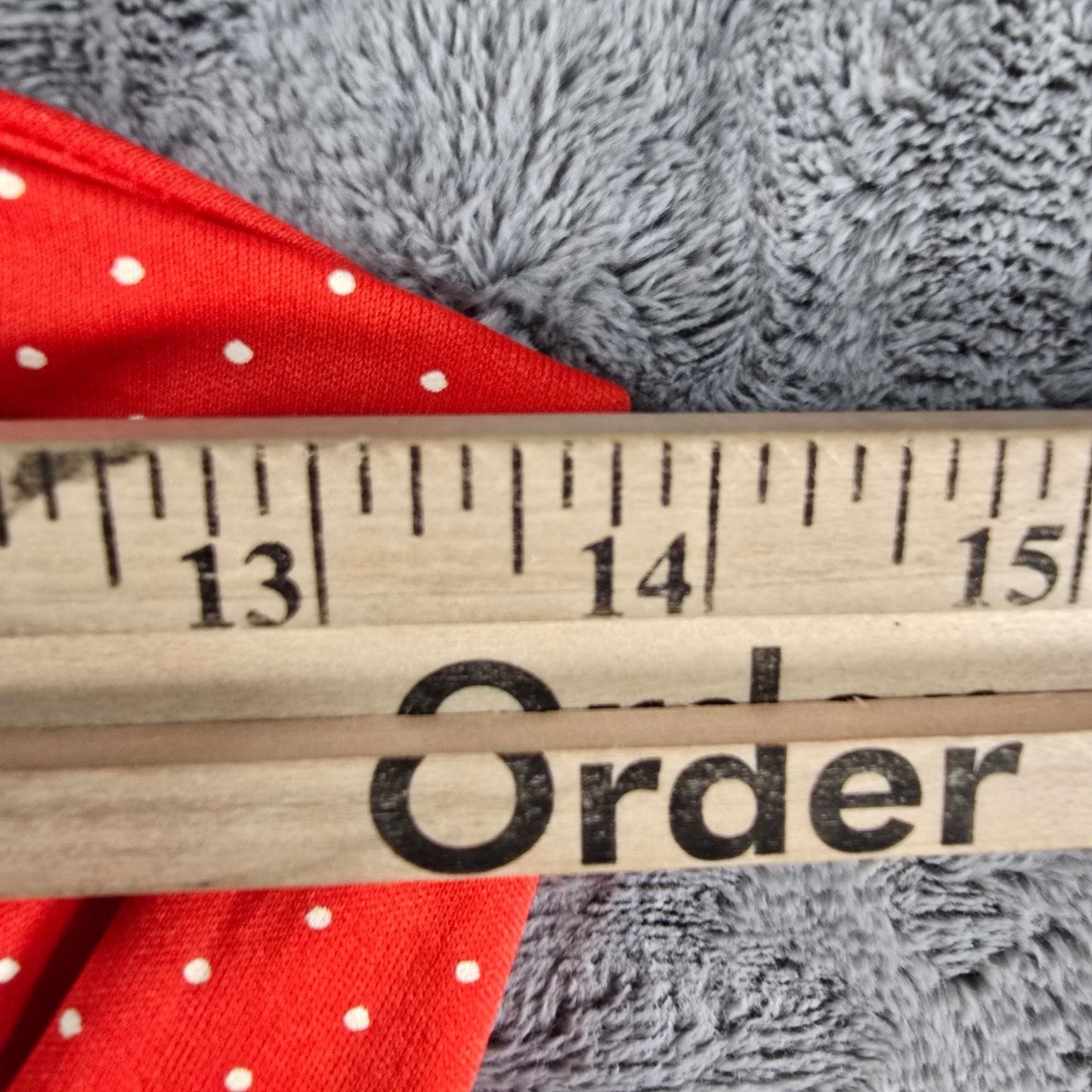 Vintage 1980s Red/White Pin Dot Spaghetti Strap Elastic Waist Sundress (XS)